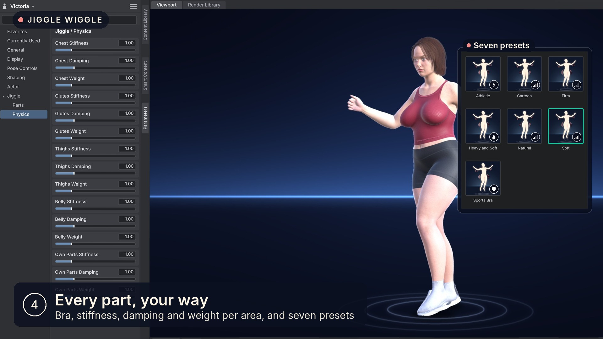 Jiggle Wiggle A Tool for DAZ Daz Content