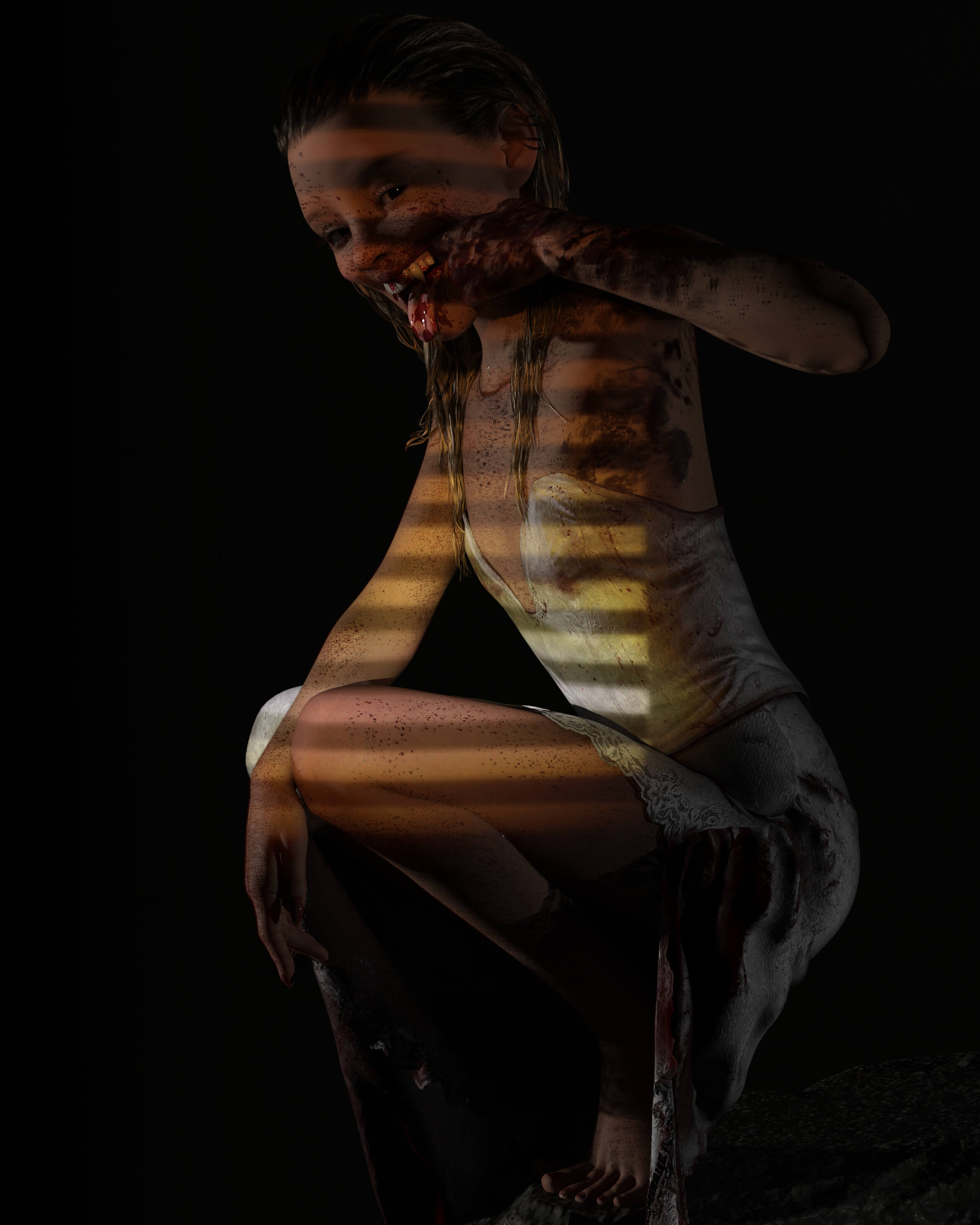 MirandaRed 3D Render, Digital Artwork by Borosaith