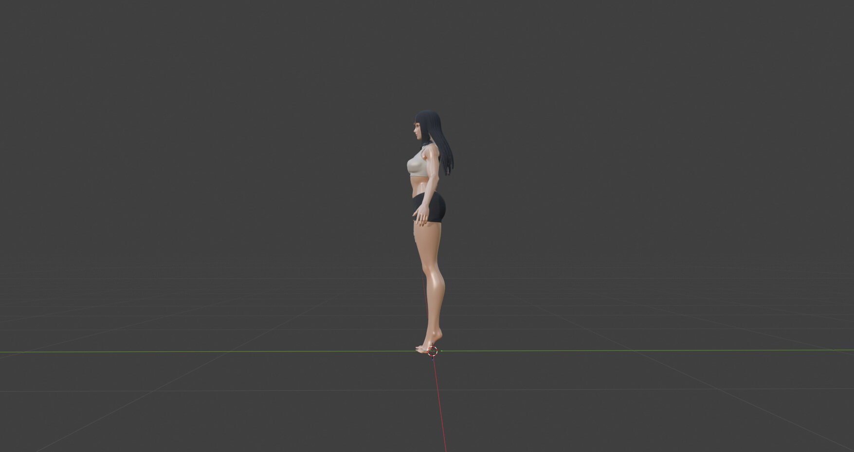 Hinata Hyuga &ndash Naruto I 3D Model