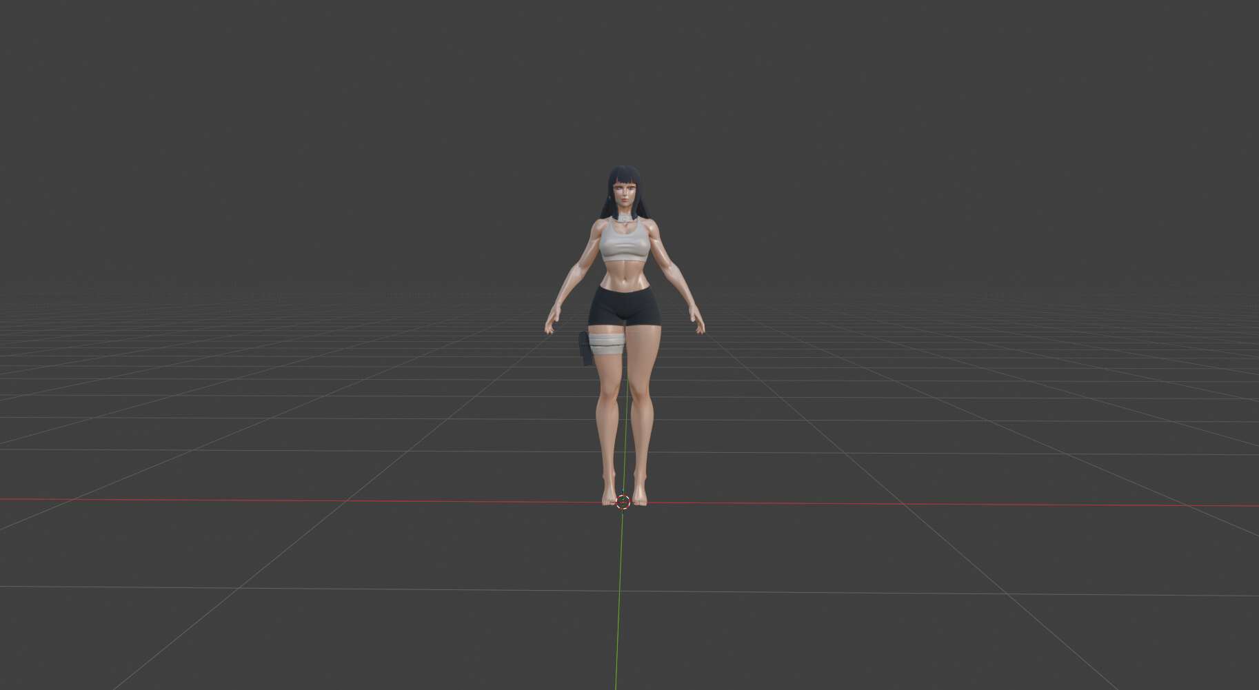 Hinata Hyuga &ndash Naruto I 3D Model