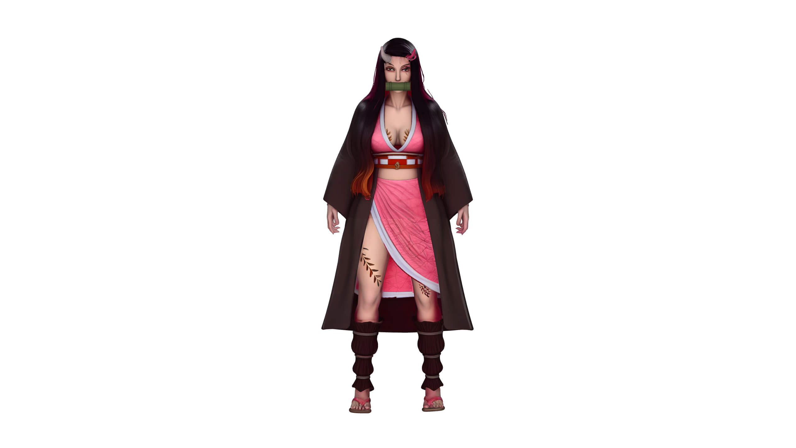 Nezuko Demon Slayer 3D Model