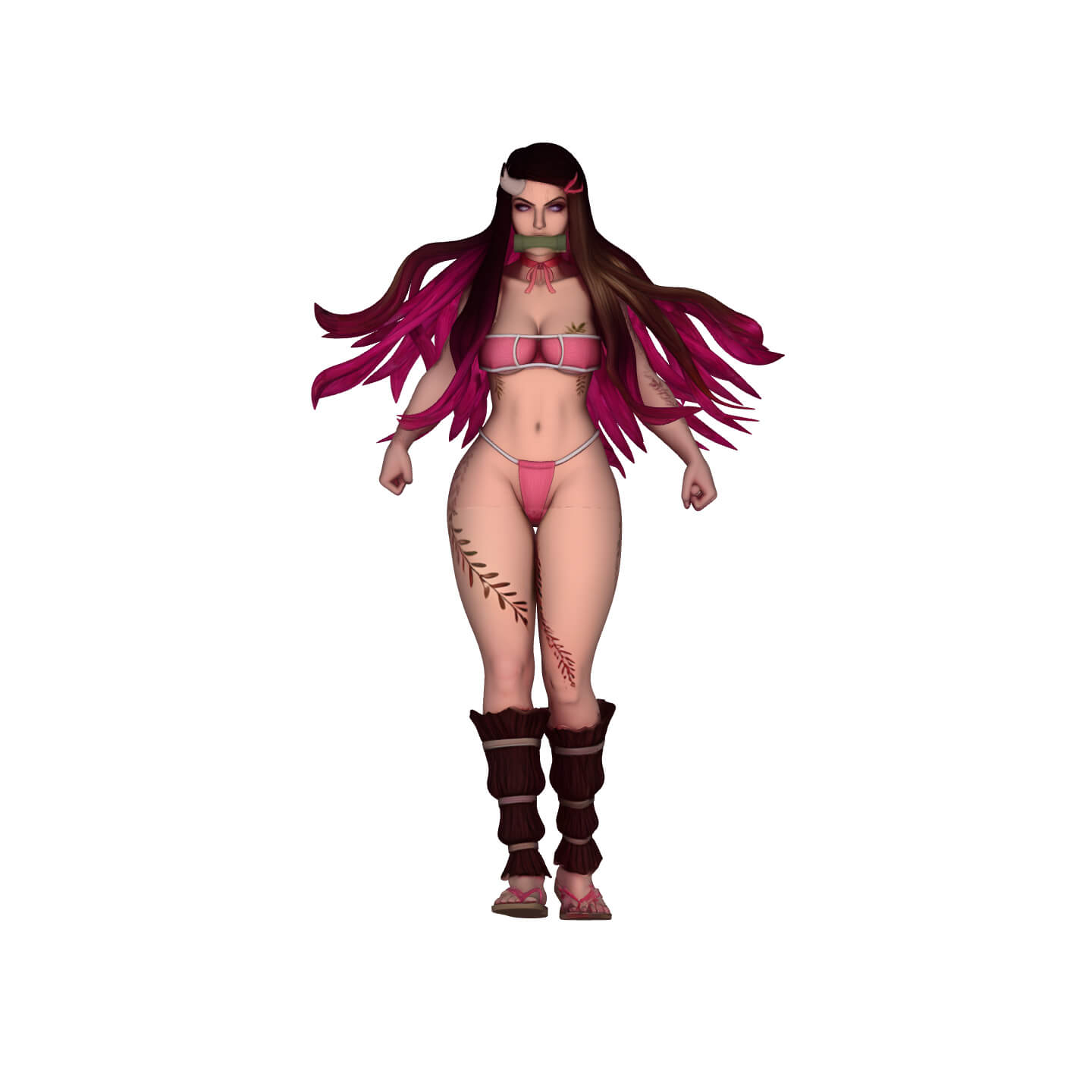 Nezuko Demon Slayer 3D Model