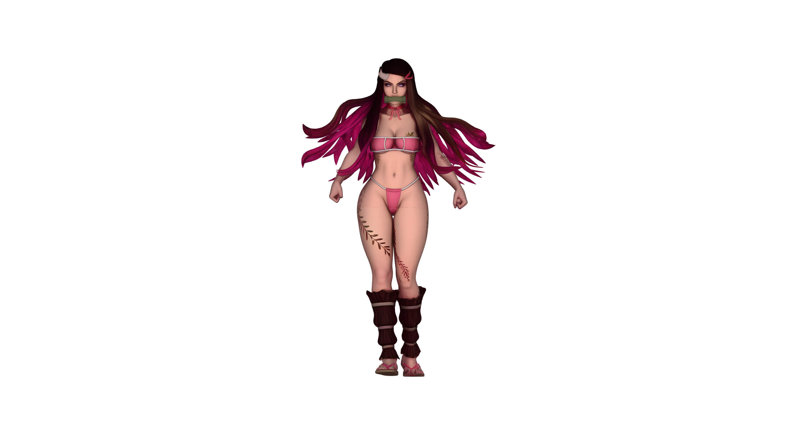 Nezuko Demon Slayer 3D Model