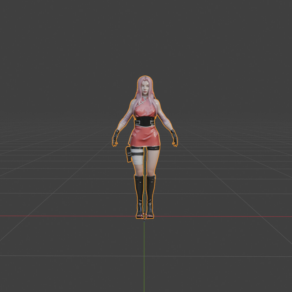 Sakura Haruno &ndash Naruto 3D Model