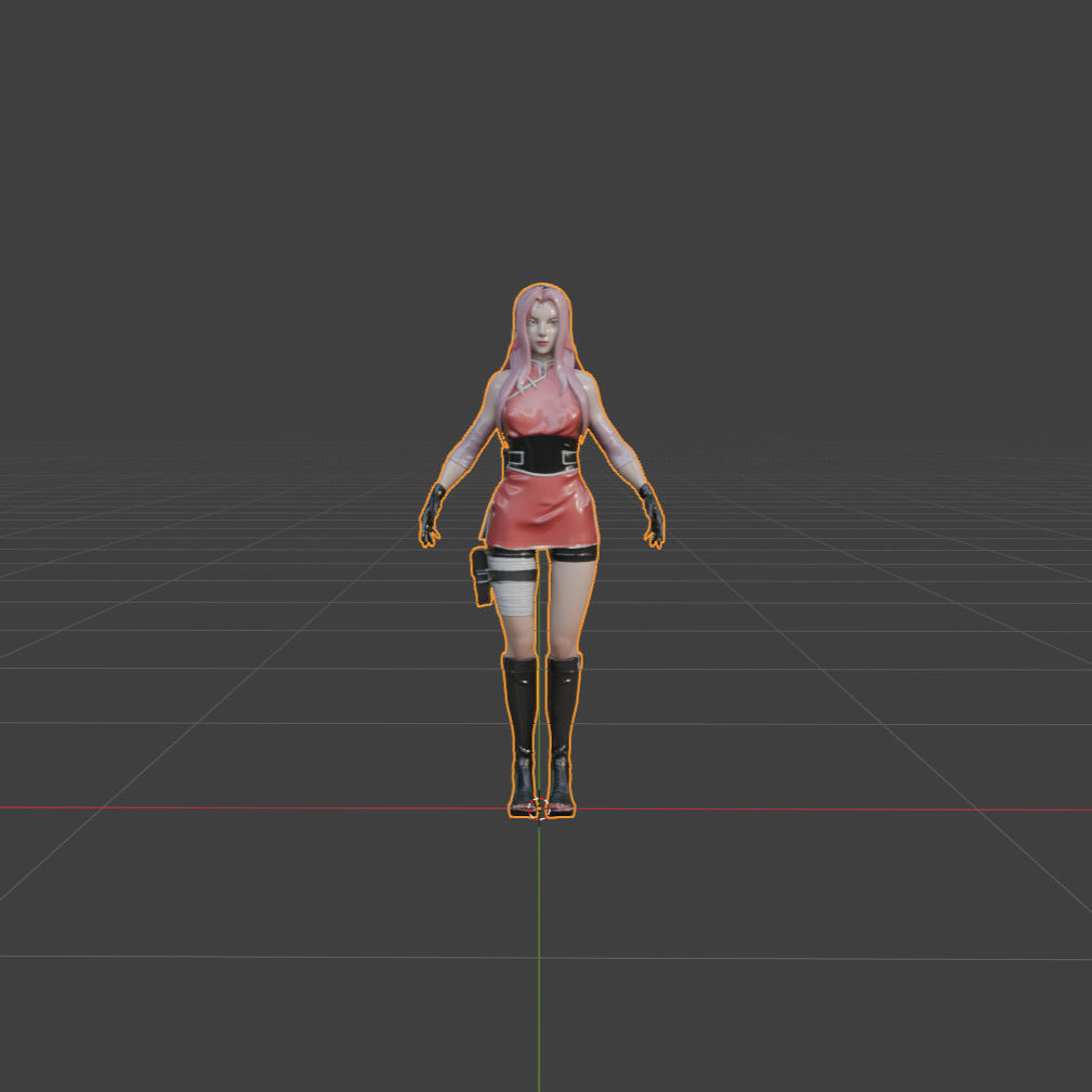 Sakura Haruno &ndash Naruto 3D Model