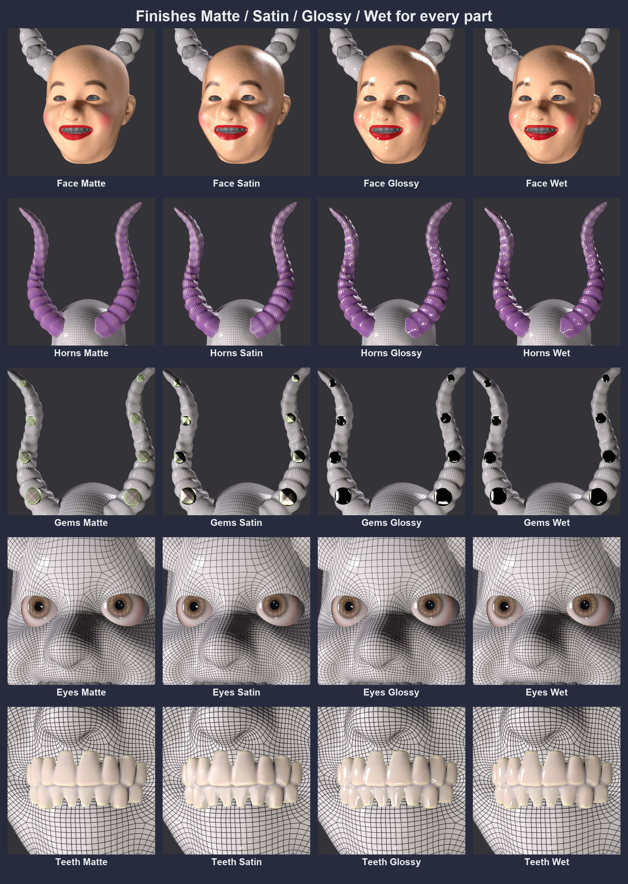China Supay Mask Bundle for Genesis 8 8.1 and 9 Daz Content
