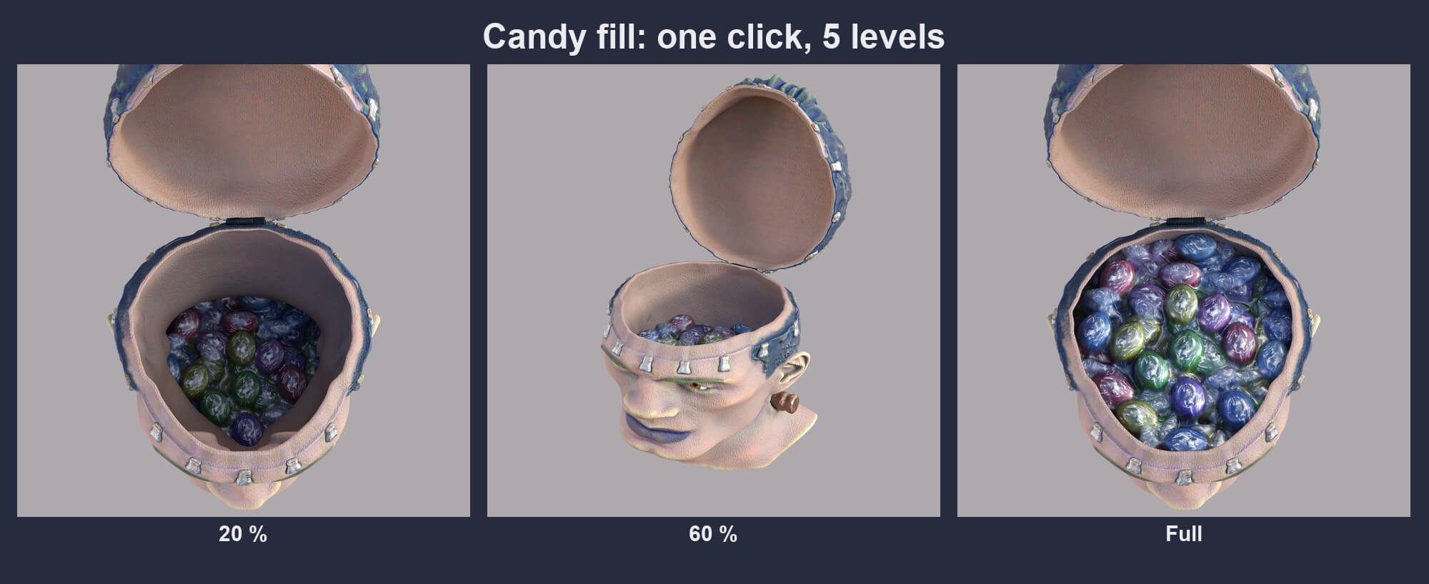 Frankenstein Candy Box Daz Content