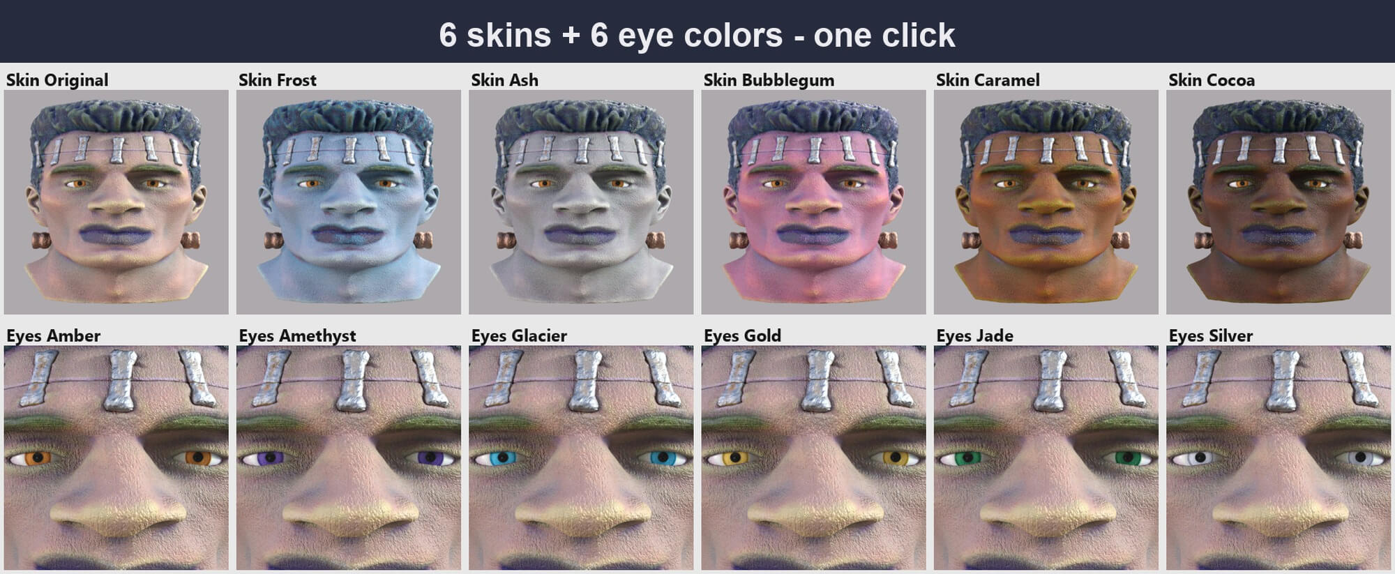 Frankenstein Candy Box Daz Content