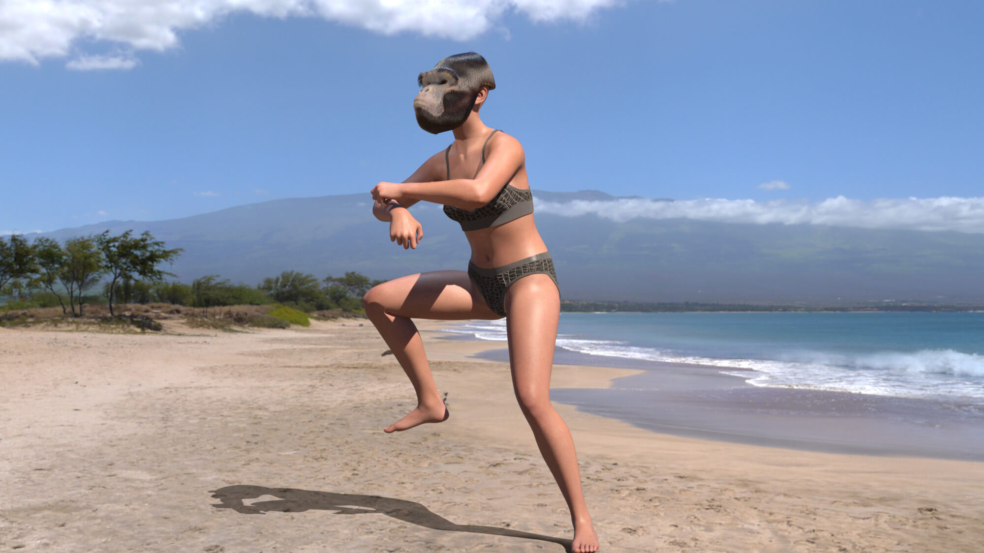 Gorilla Mask Bundle for Genesis 8 8.1 and 9 Daz Content