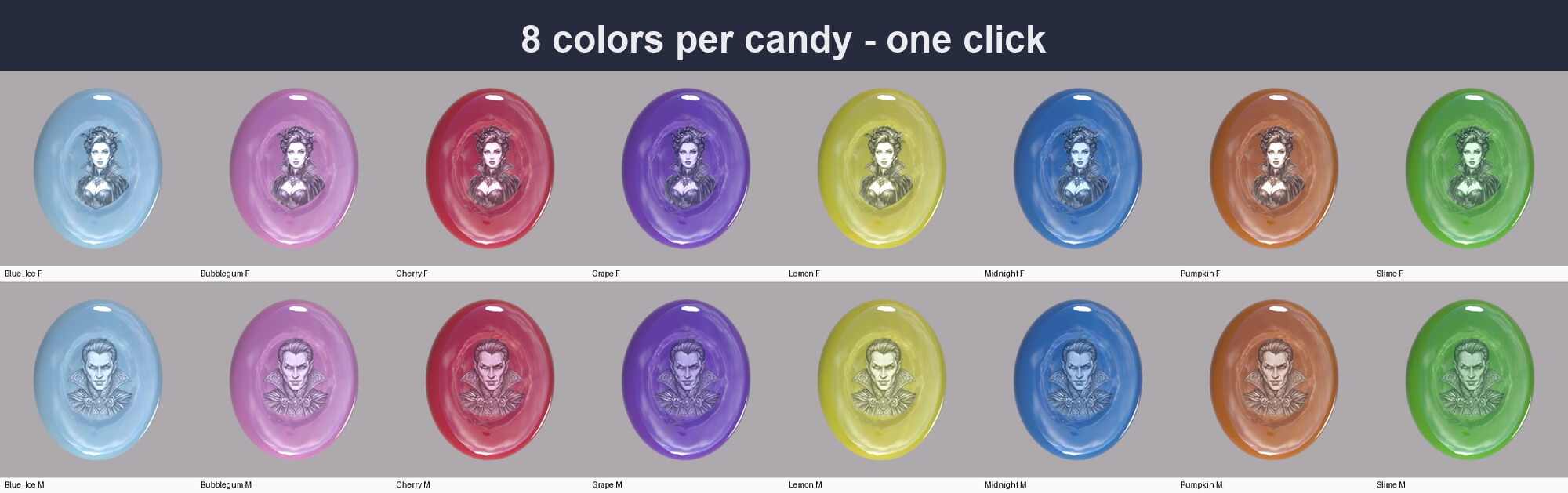 Special Halloween Candy Daz Content