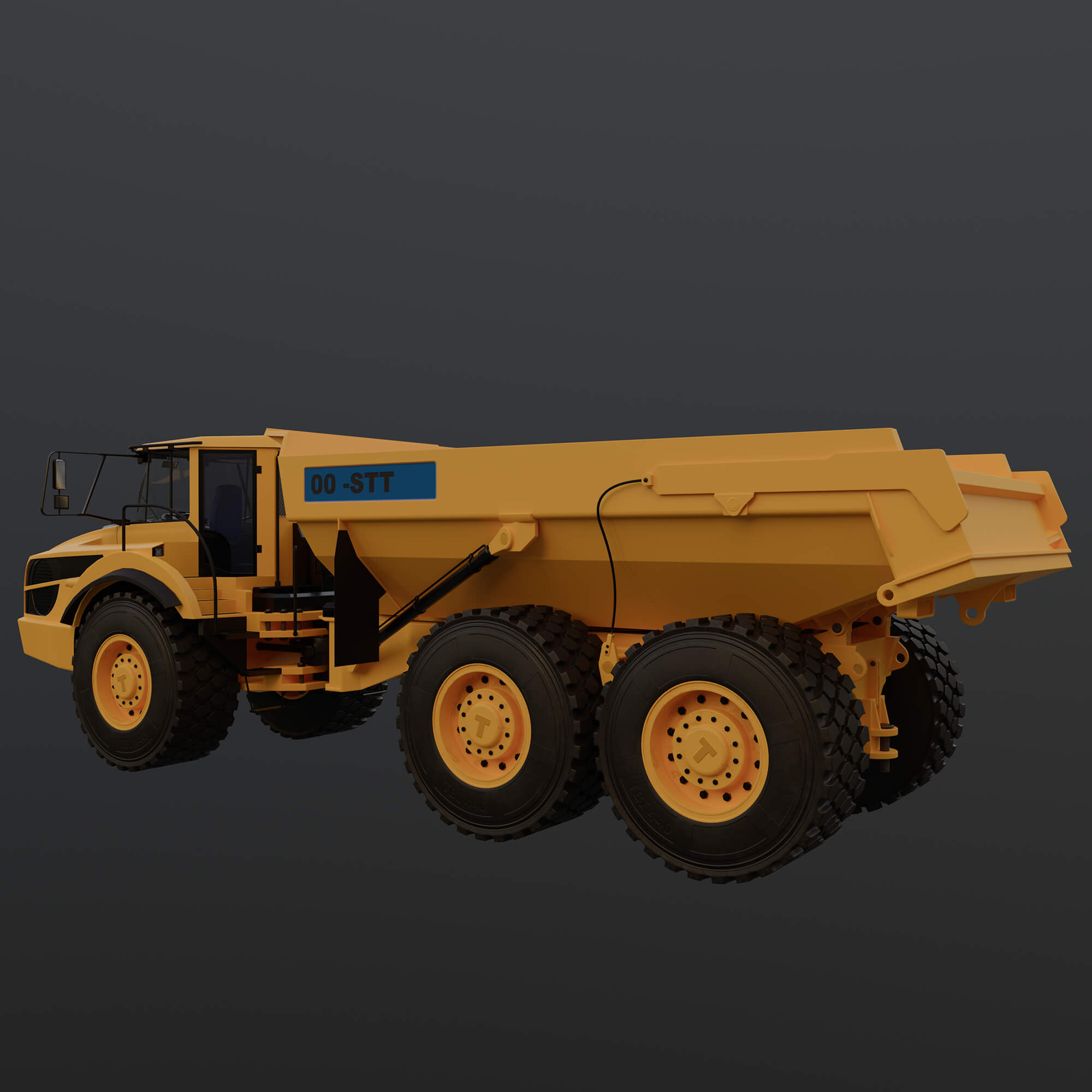 DirtMaster Dump Truck 3D Model