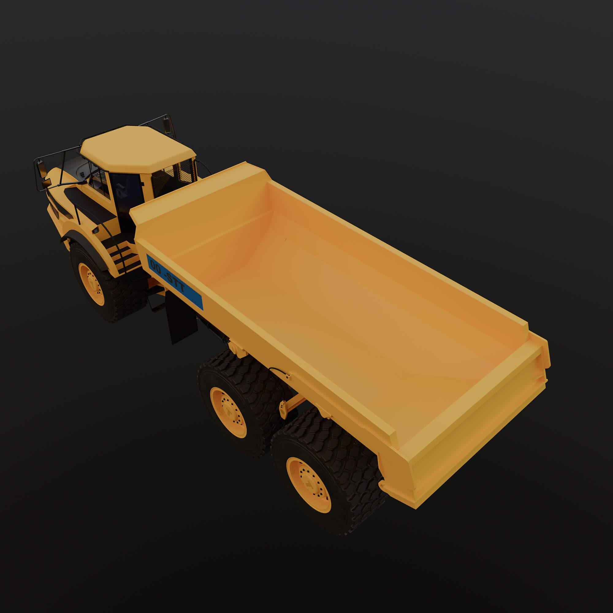 DirtMaster Dump Truck 3D Model
