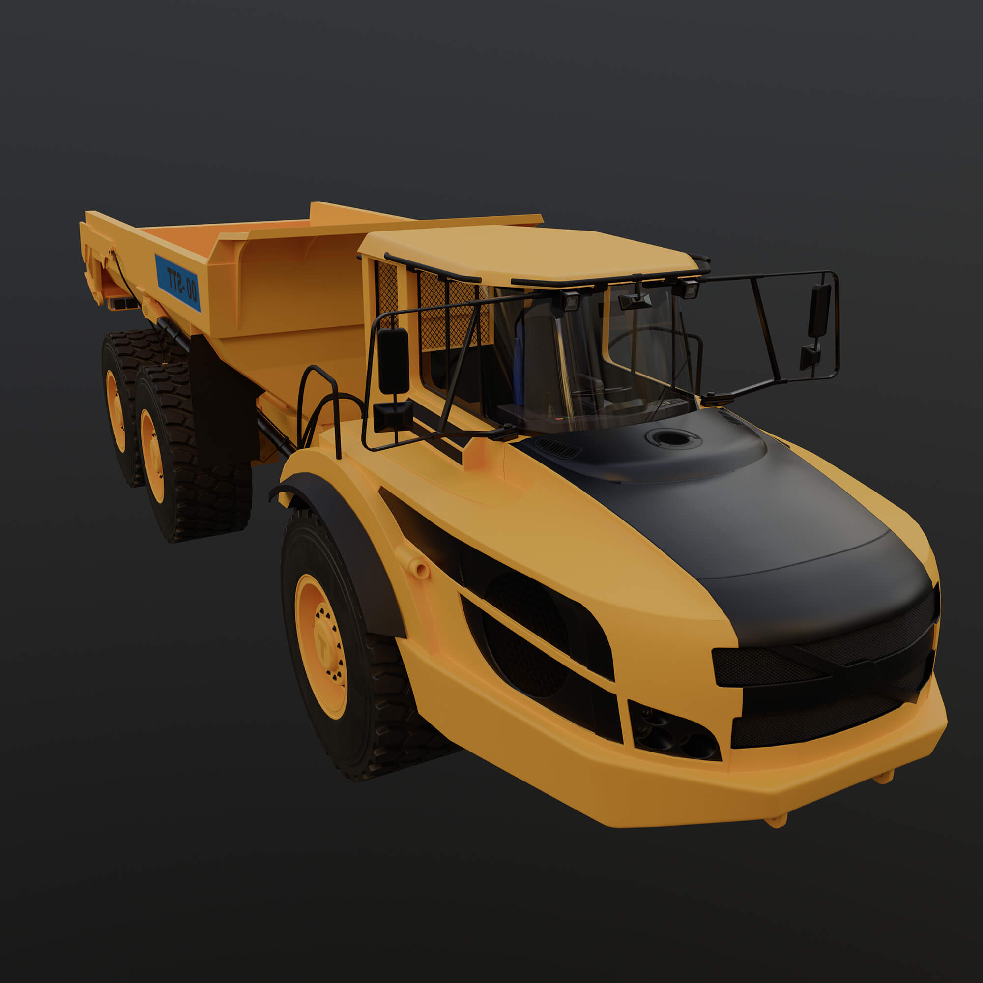 DirtMaster Dump Truck 3D Model