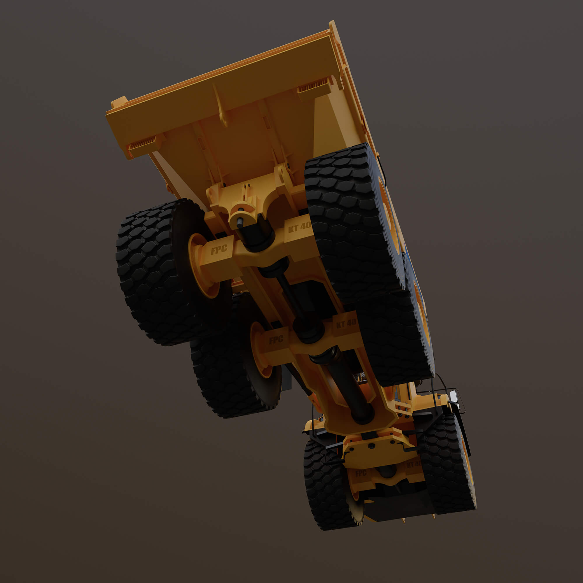 DirtMaster Dump Truck 3D Model