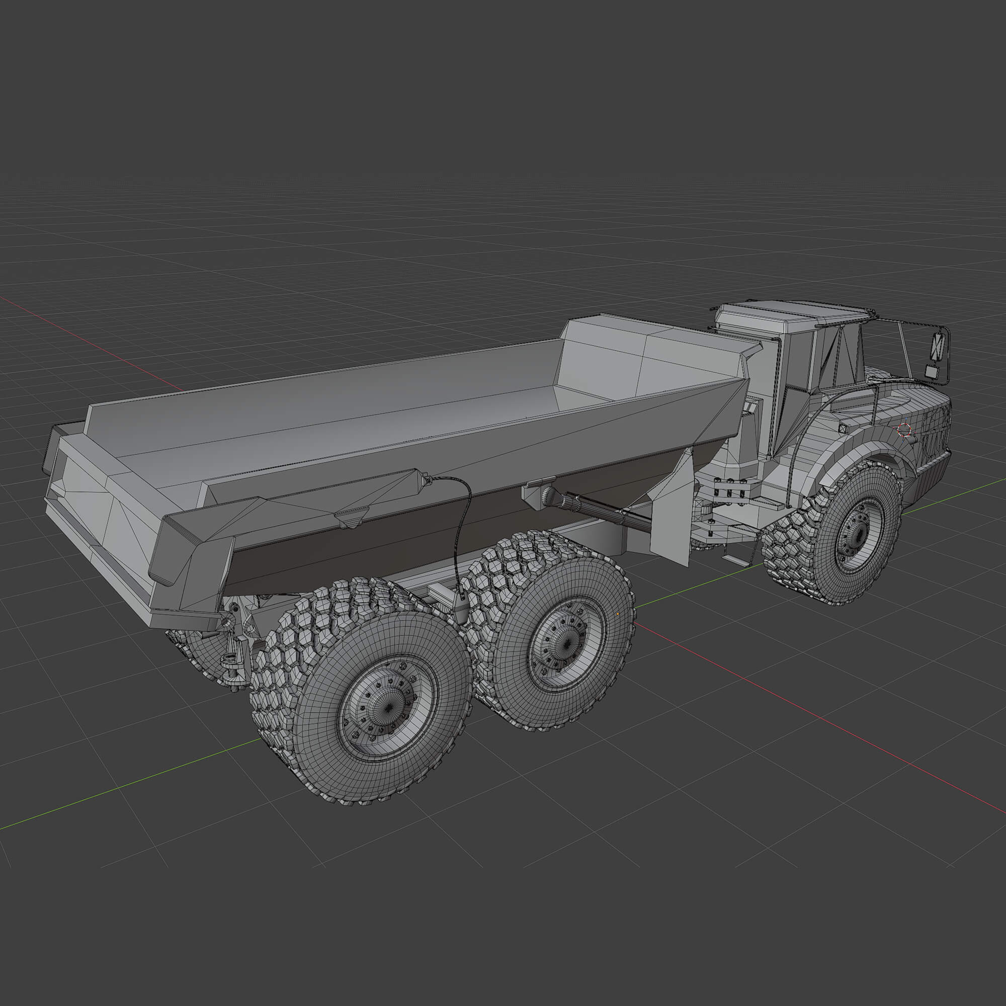DirtMaster Dump Truck 3D Model