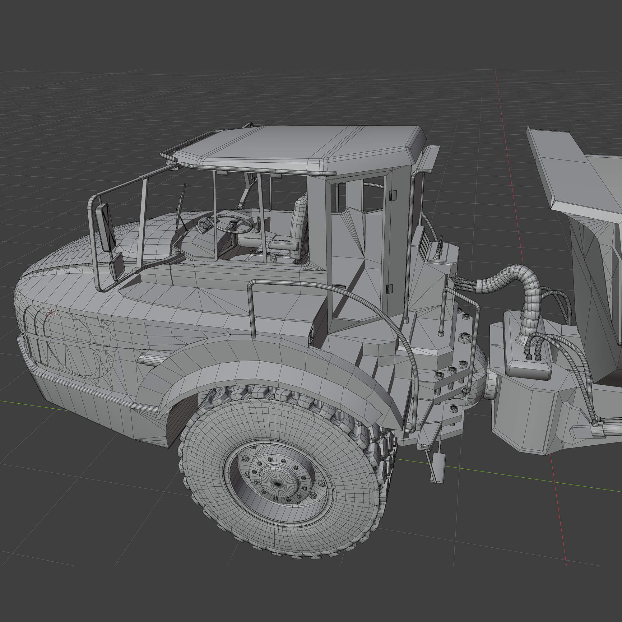 DirtMaster Dump Truck 3D Model