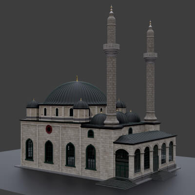 Ottoman Mosque for 3DPrint