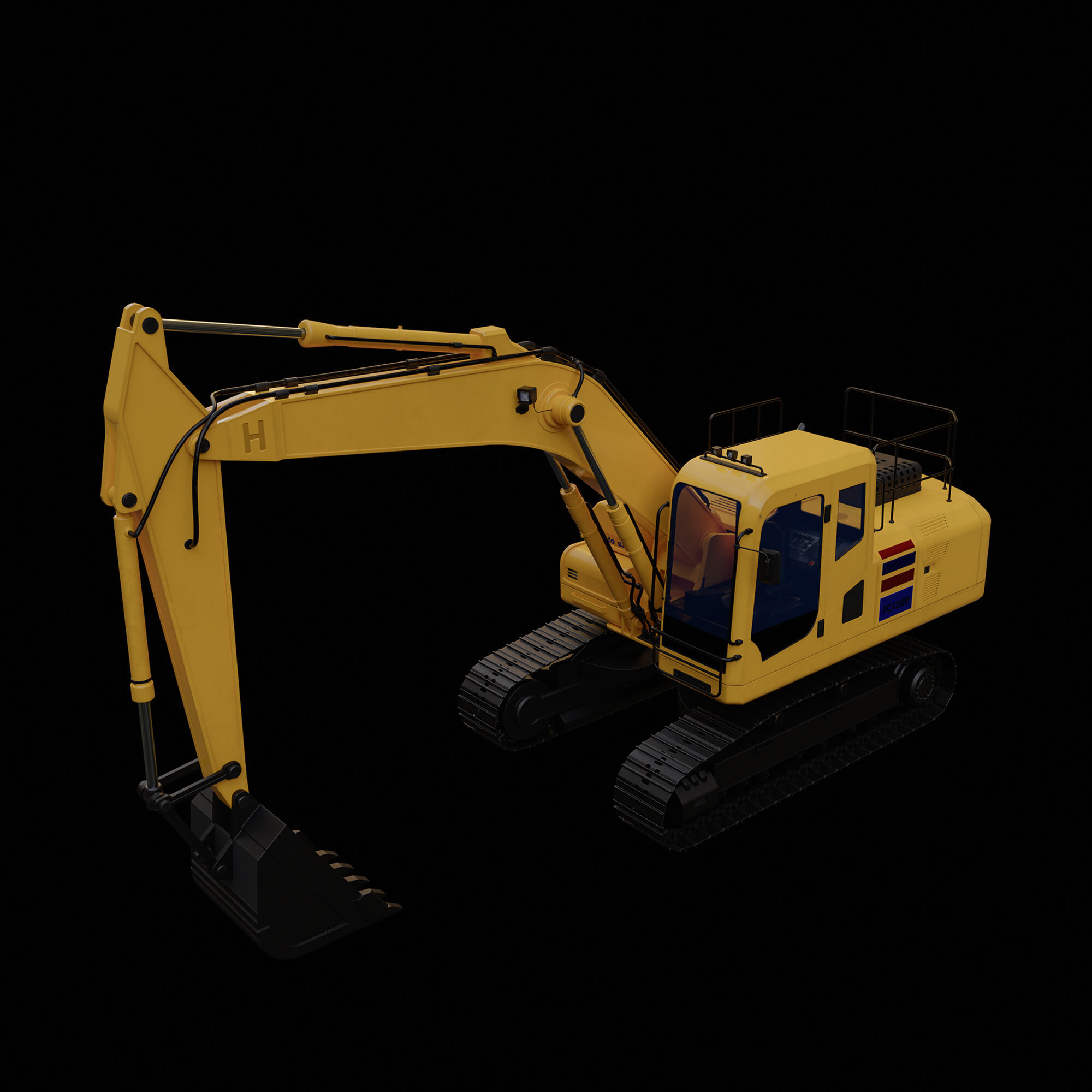 PCX200 Lowpoly Model 3D Model