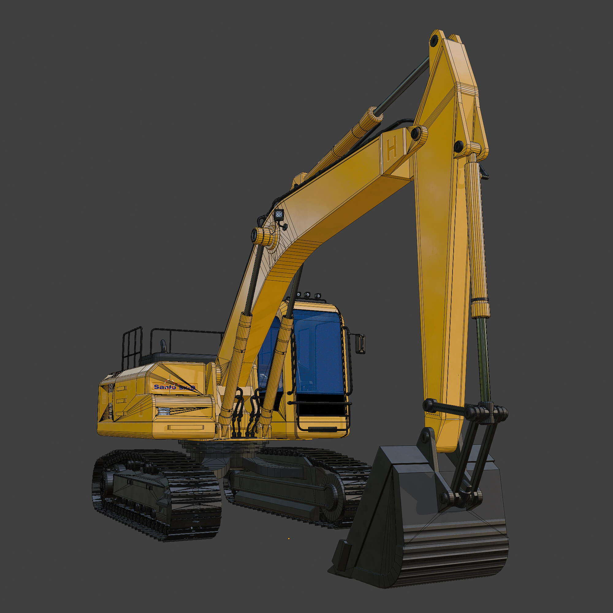 PCX200 Lowpoly Model 3D Model