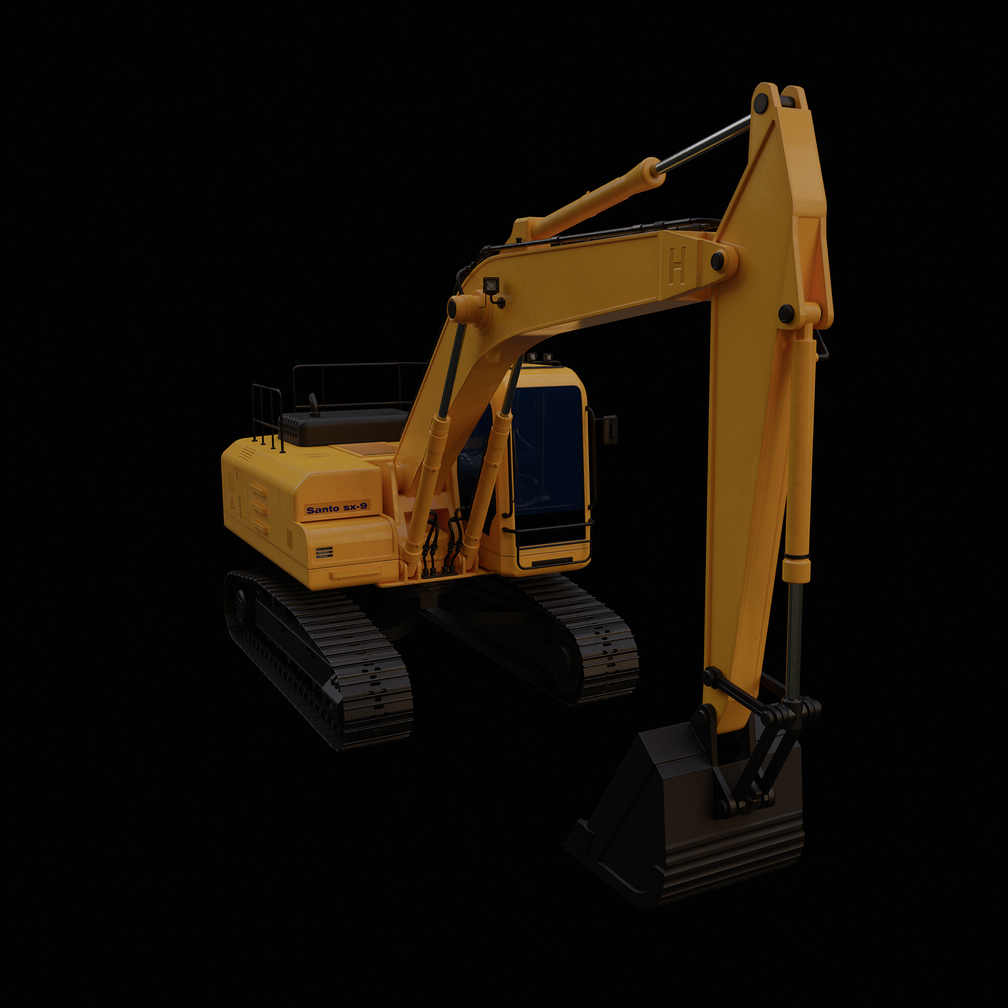 PCX200 Lowpoly Model 3D Model