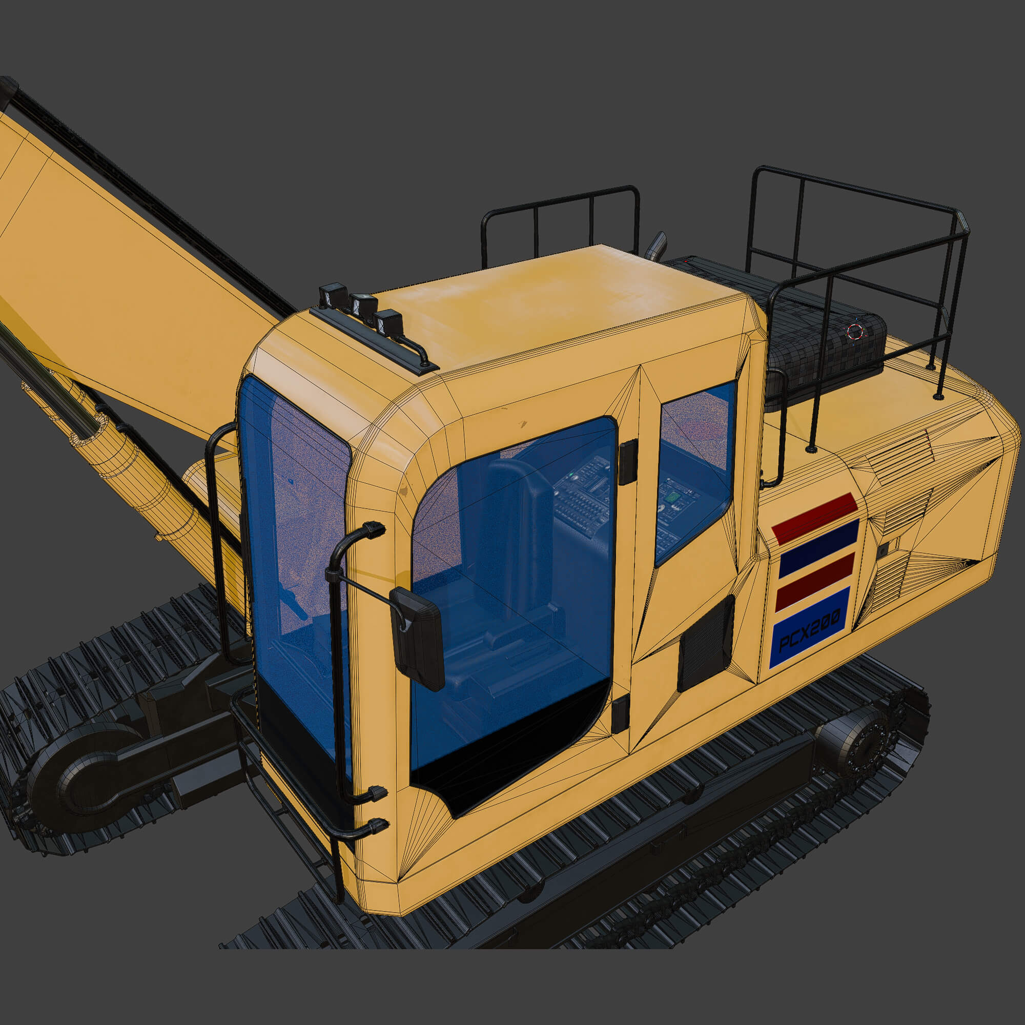 PCX200 Lowpoly Model 3D Model