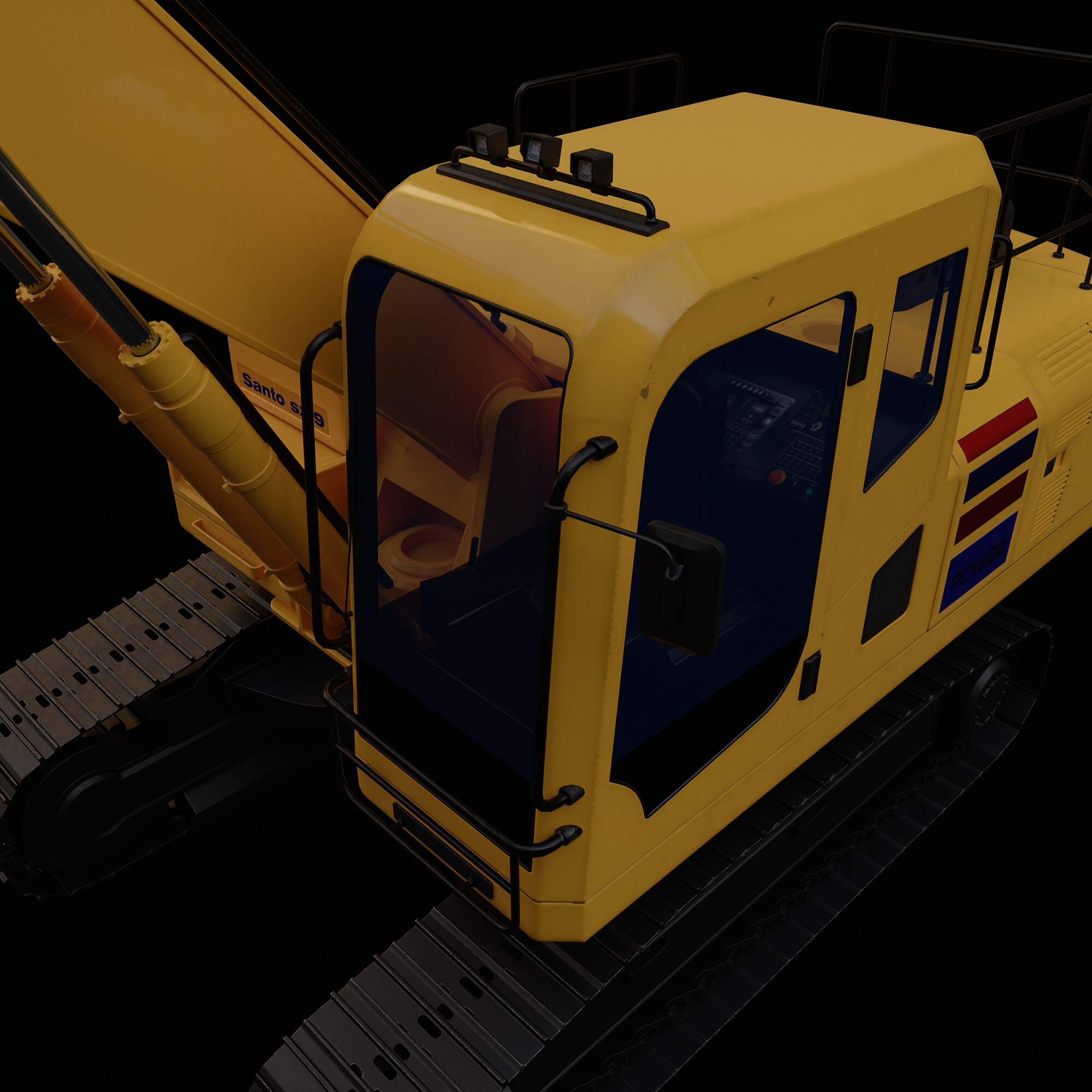PCX200 Lowpoly Model 3D Model