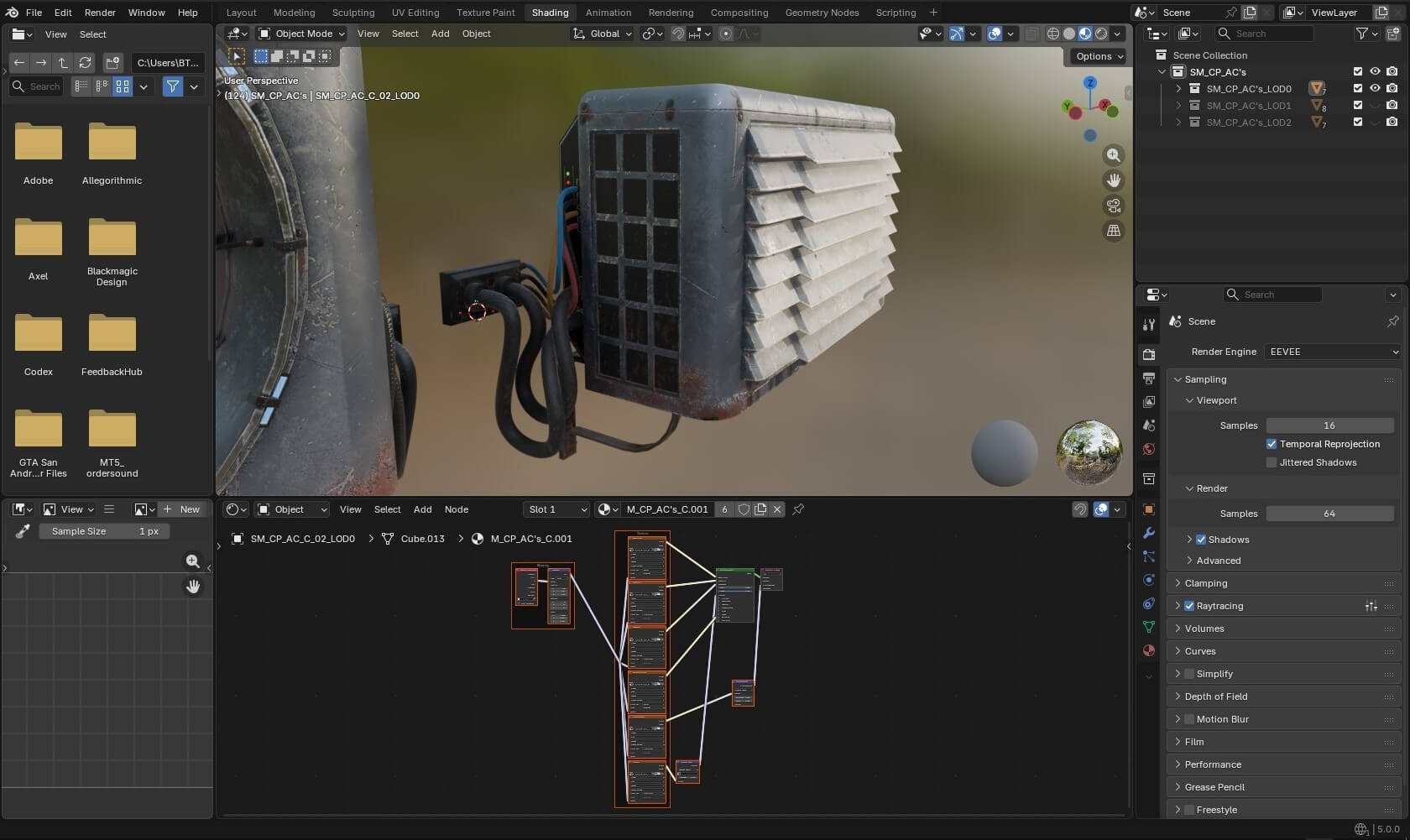 Air Conditioner Wall Mounted Pack 3D Render, Digital Artwork by BTGFX3D