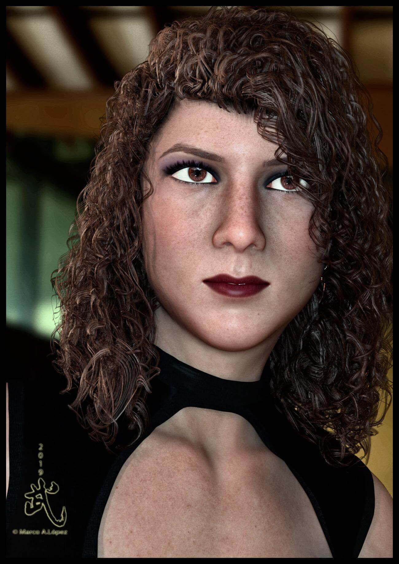 Brittany Portrait 2019_2026 3D Render, Digital Artwork by bu_es