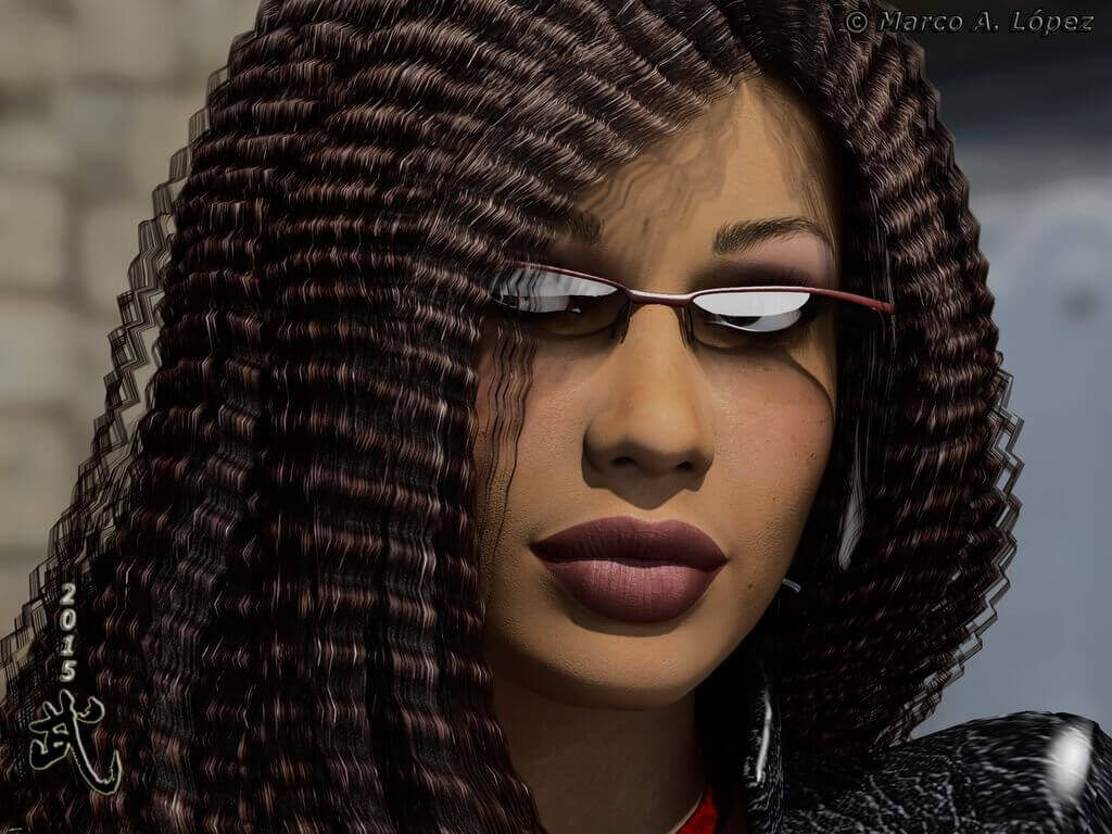 Sandra V4 2015 Portrait 2026 3D Render, Digital Artwork by bu_es