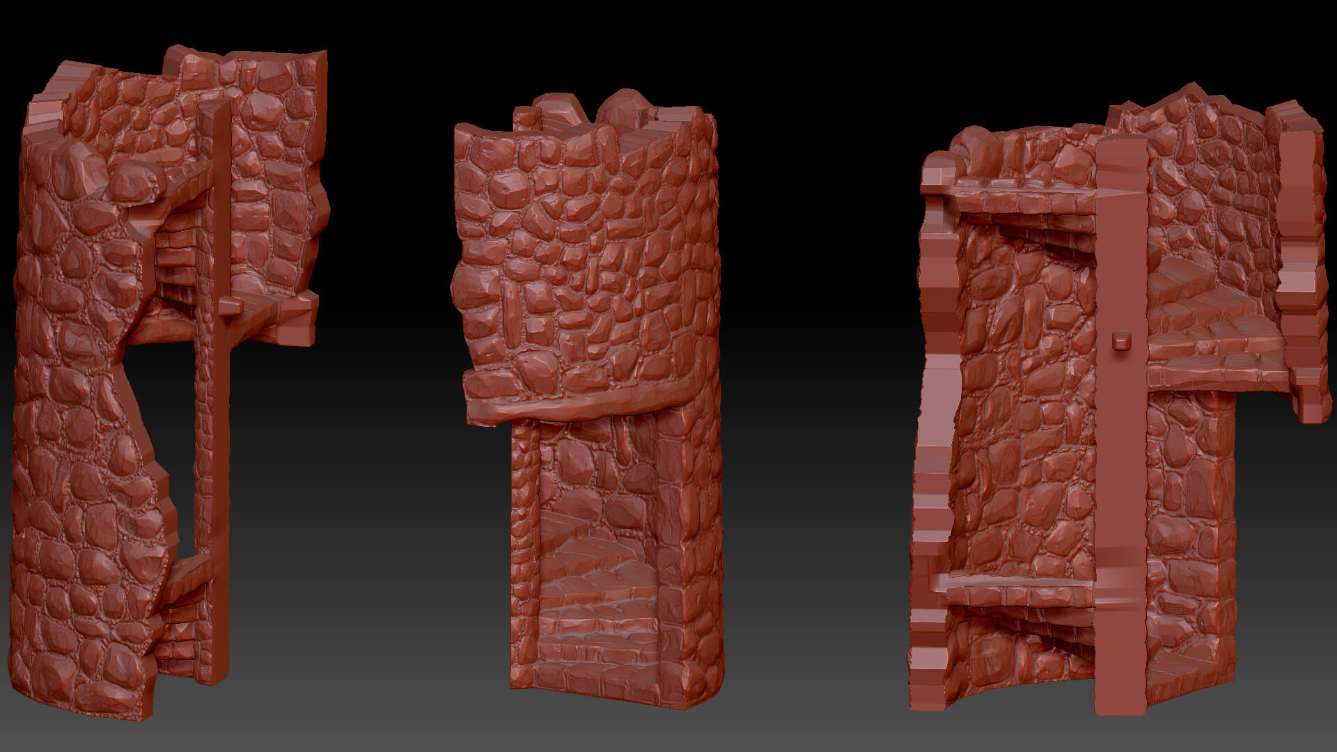 Dragon Skeleton Dice Tower 3D Model