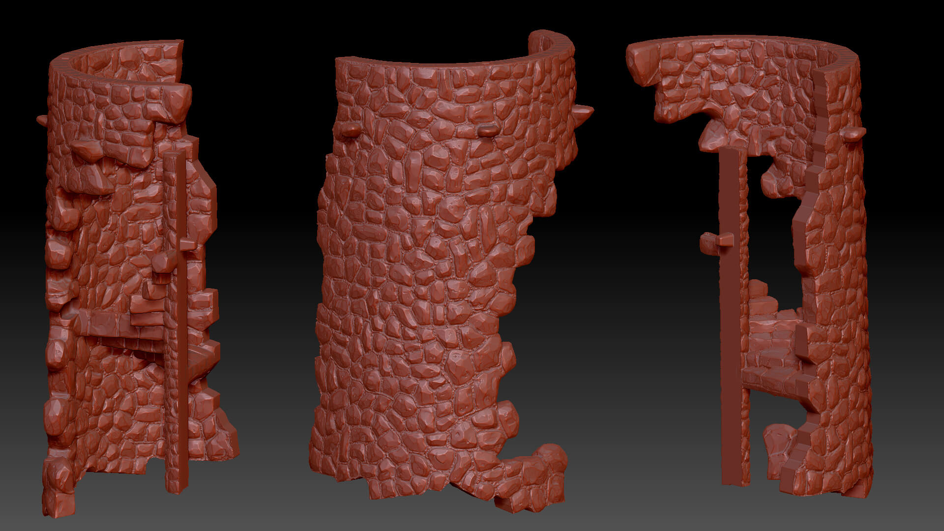 Dragon Skeleton Dice Tower 3D Model