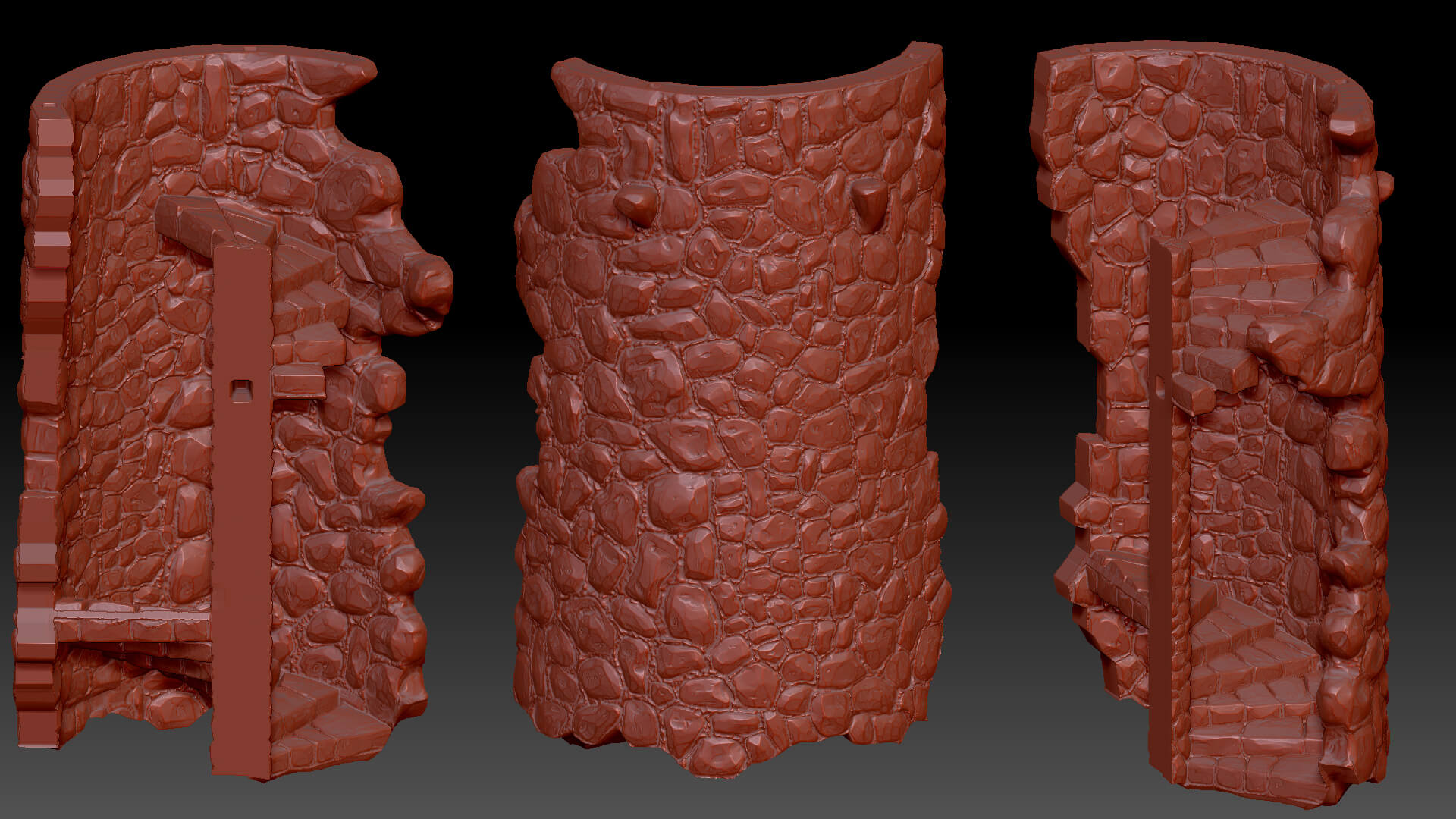 Dragon Skeleton Dice Tower 3D Model