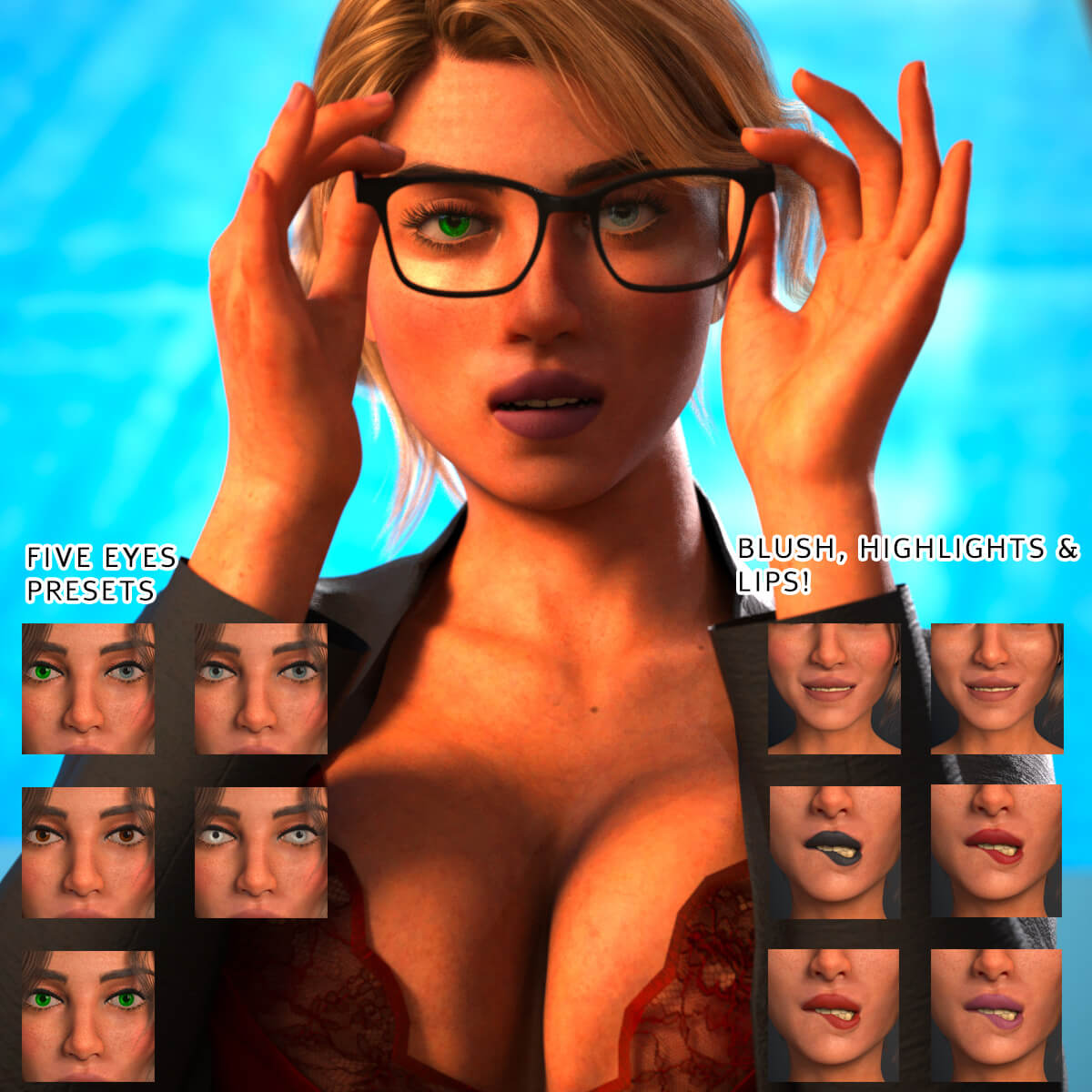 Heather - The Reporter for Genesis 8.1 Daz Content