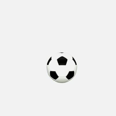 Realistic Soccer Ball and Football 3D Model