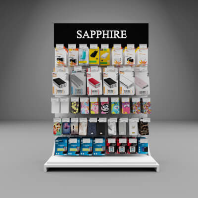 Mobile Accessories Display Rack Retail Stand 3d Model