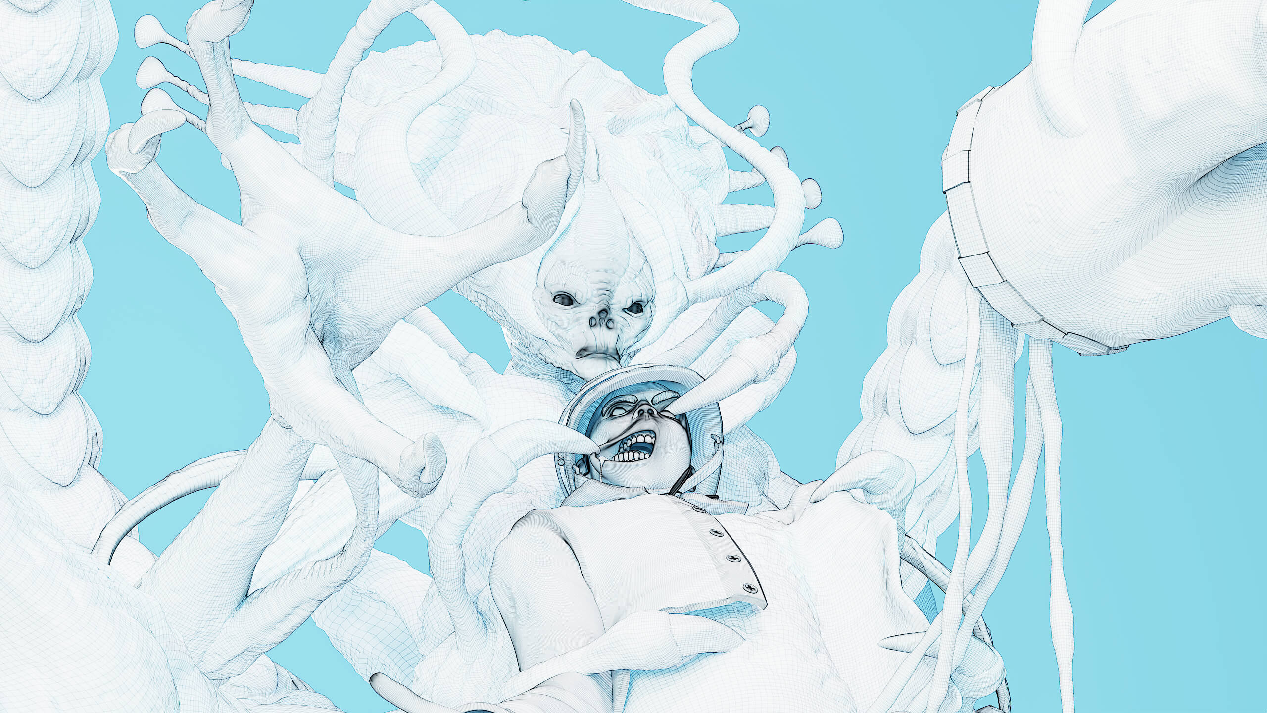 Subject 1031 3D Render, Digital Artwork by CaseyF