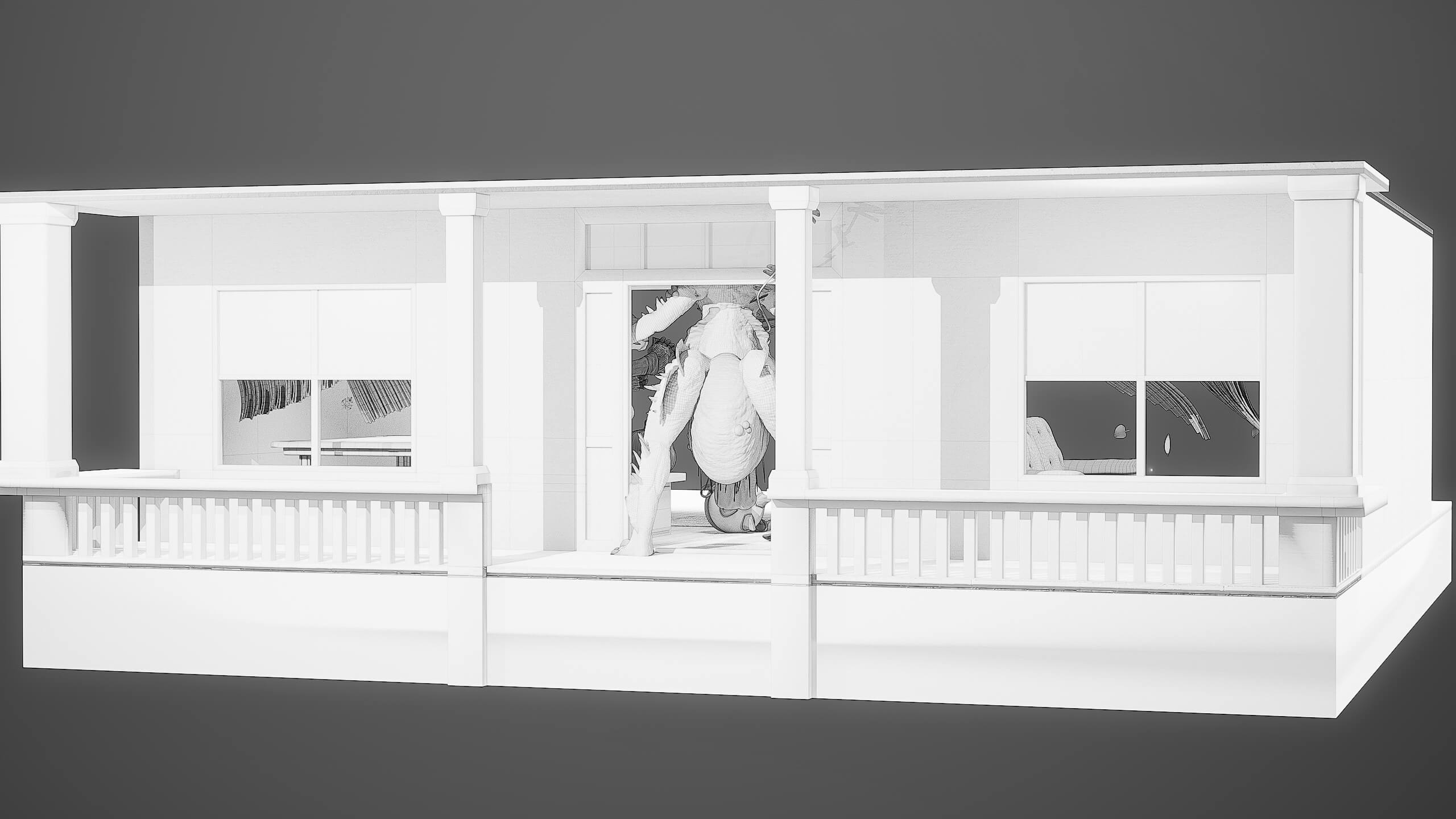 The Halloweeners 3D Render, Digital Artwork by CaseyF