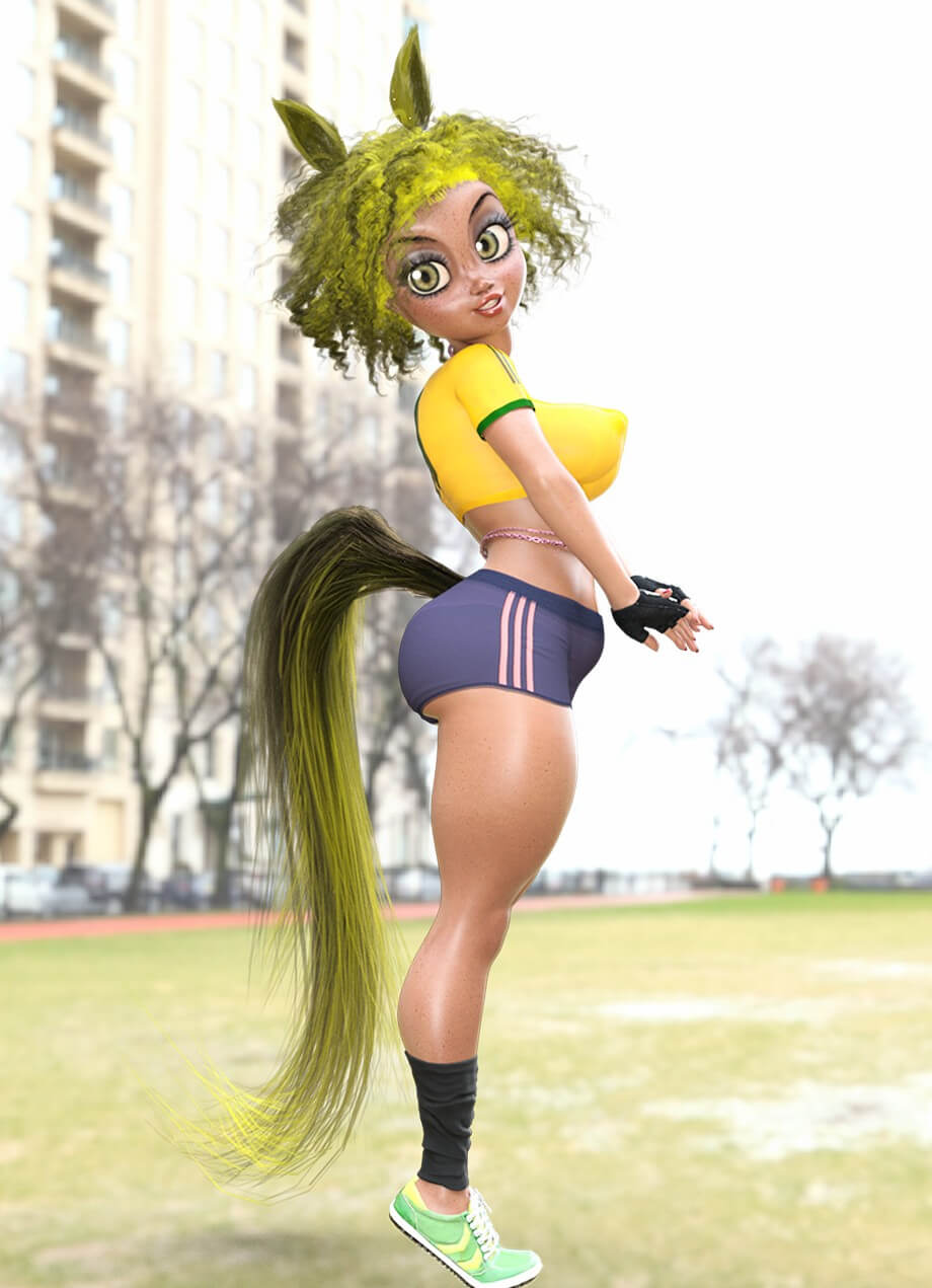 BREEZE WILD  3D Render, Digital Artwork by Cellsiuz38