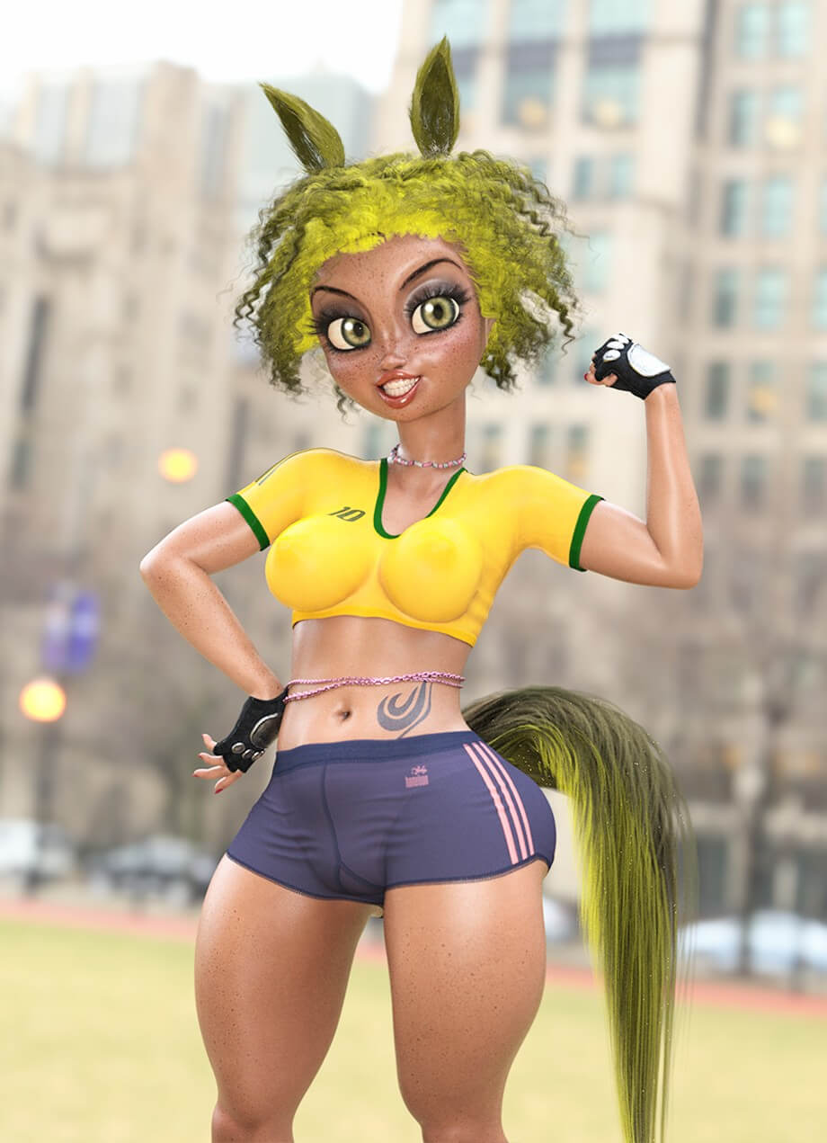 BREEZE WILD  3D Render, Digital Artwork by Cellsiuz38
