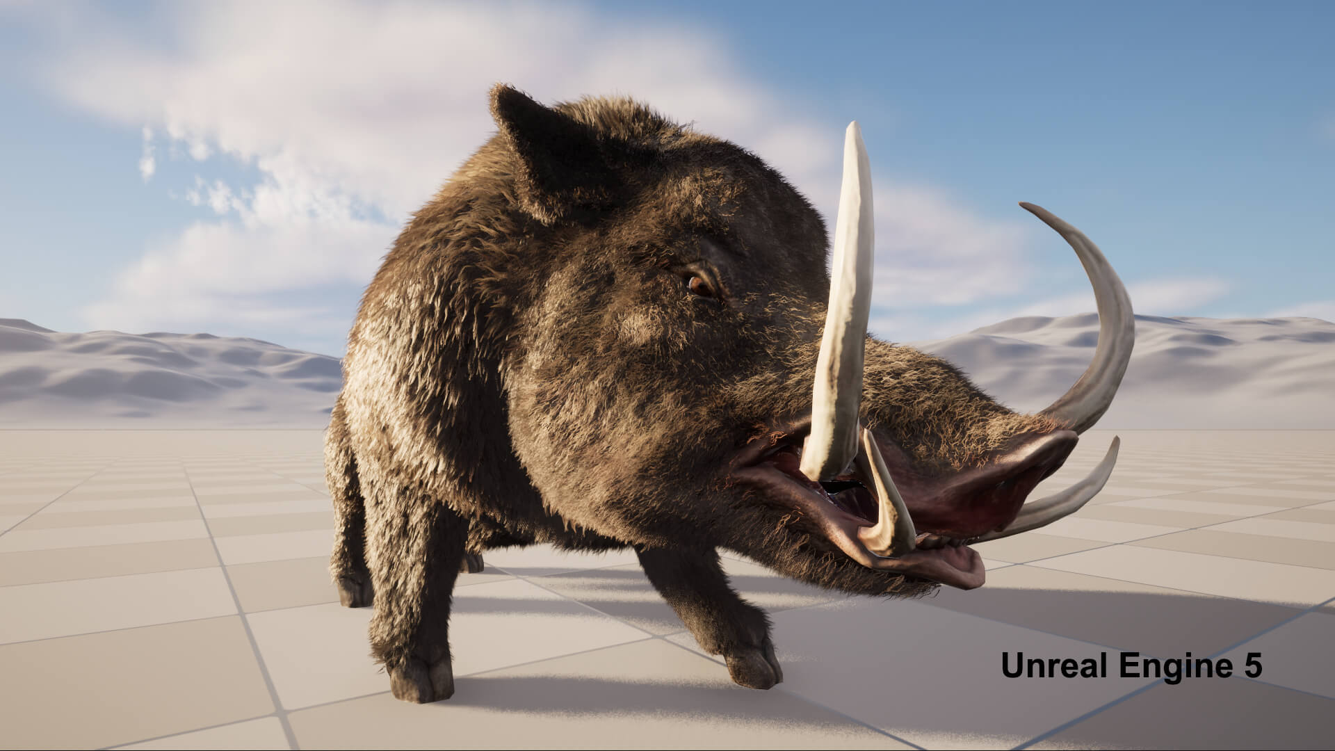 Boar Pig Beast 3D Model