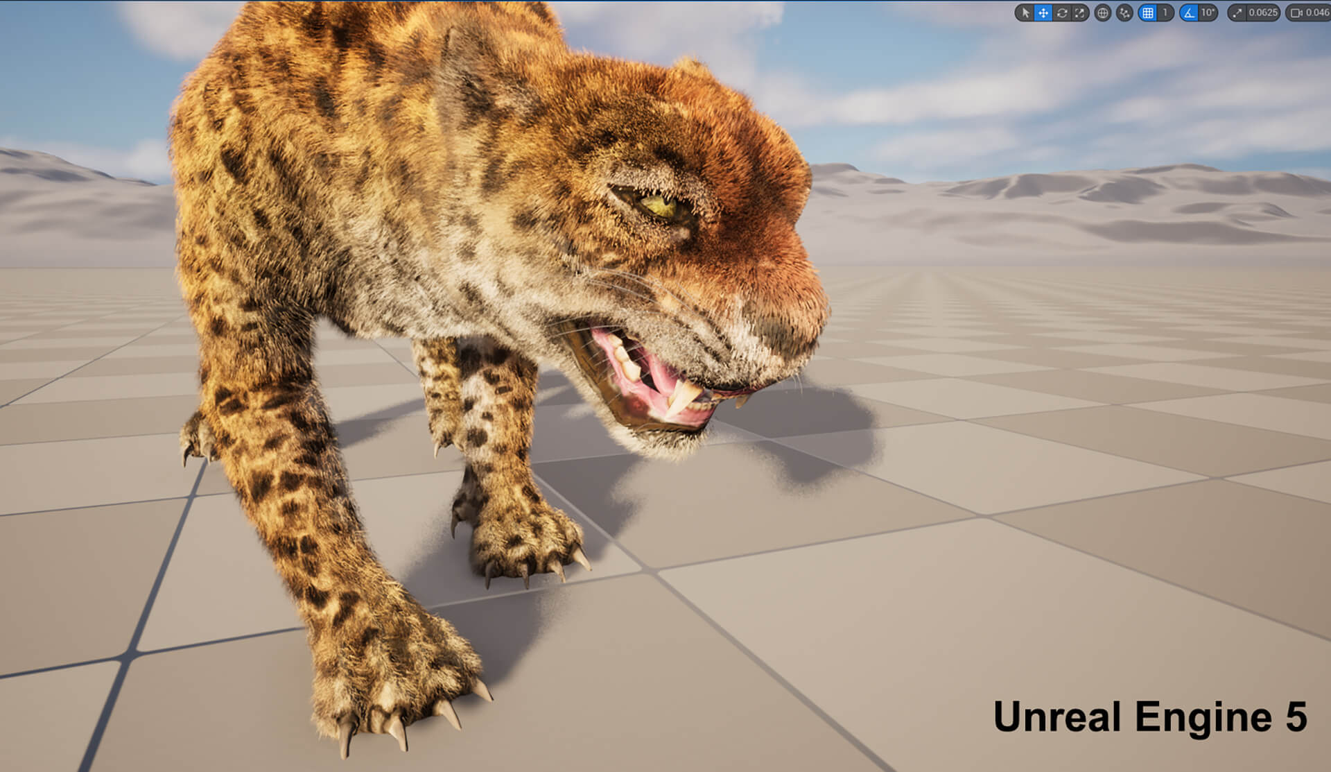 Leopard Panther Puma Jaguar 3D Model