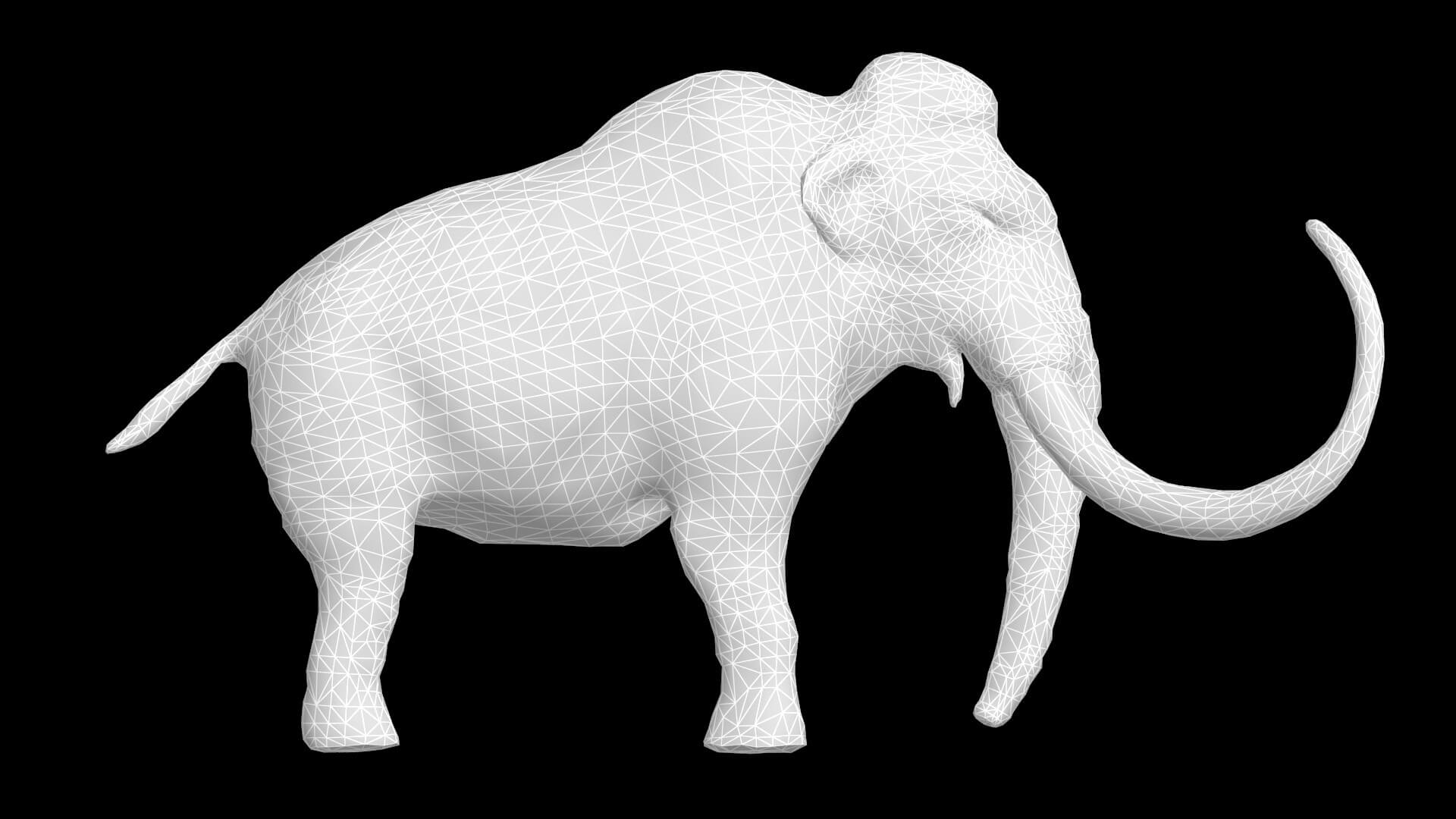 Mammoth Elephant 3D Model