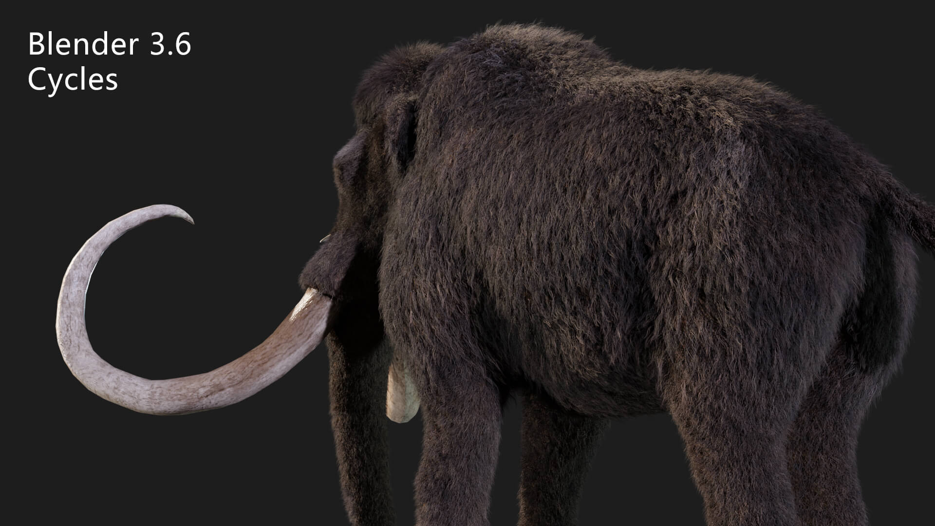 Mammoth Elephant 3D Model