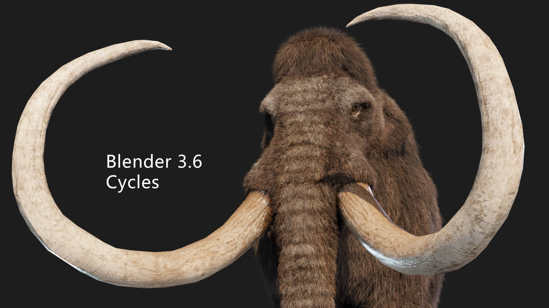 Mammoth Elephant 3D Model