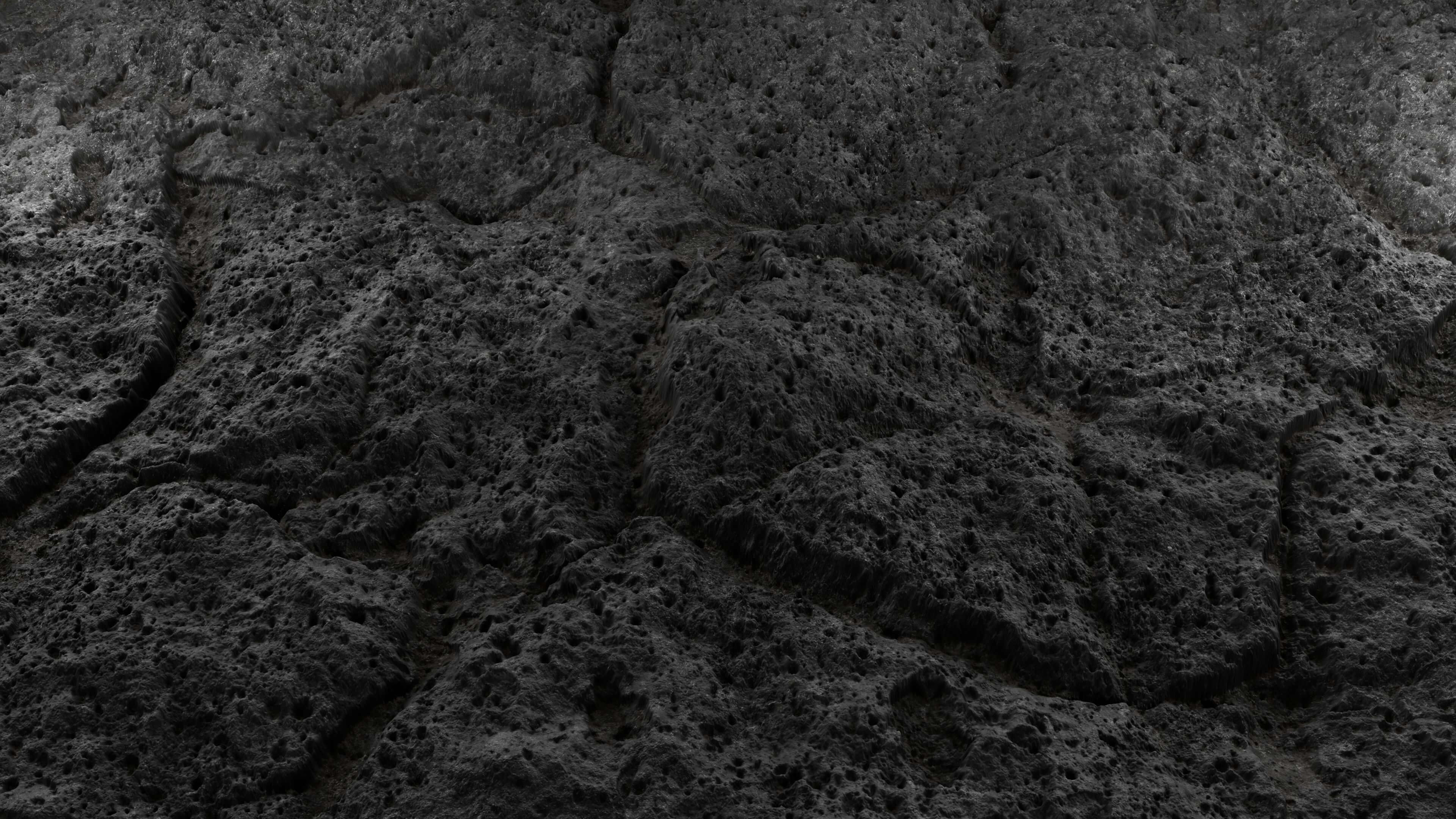 Volcanic Rock 8K PBR Texture Combo 3D Texture