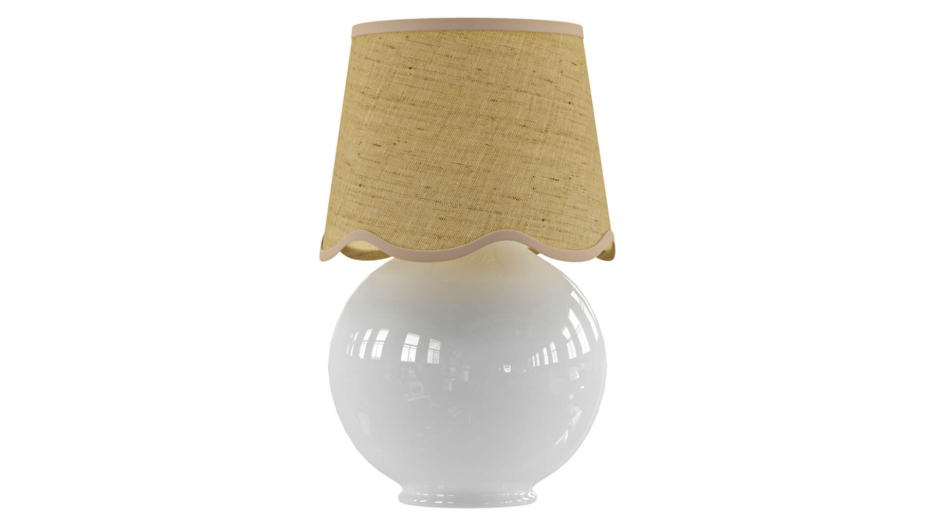 Momsen Scallop Shade Lamp 3D Model