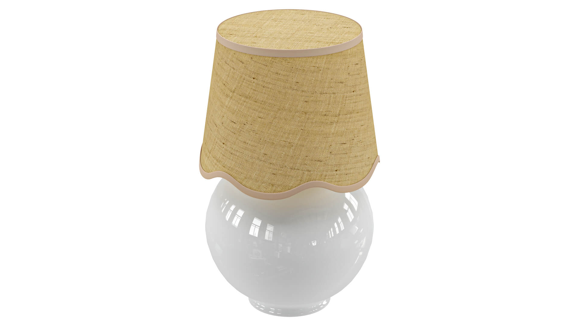 Momsen Scallop Shade Lamp 3D Model