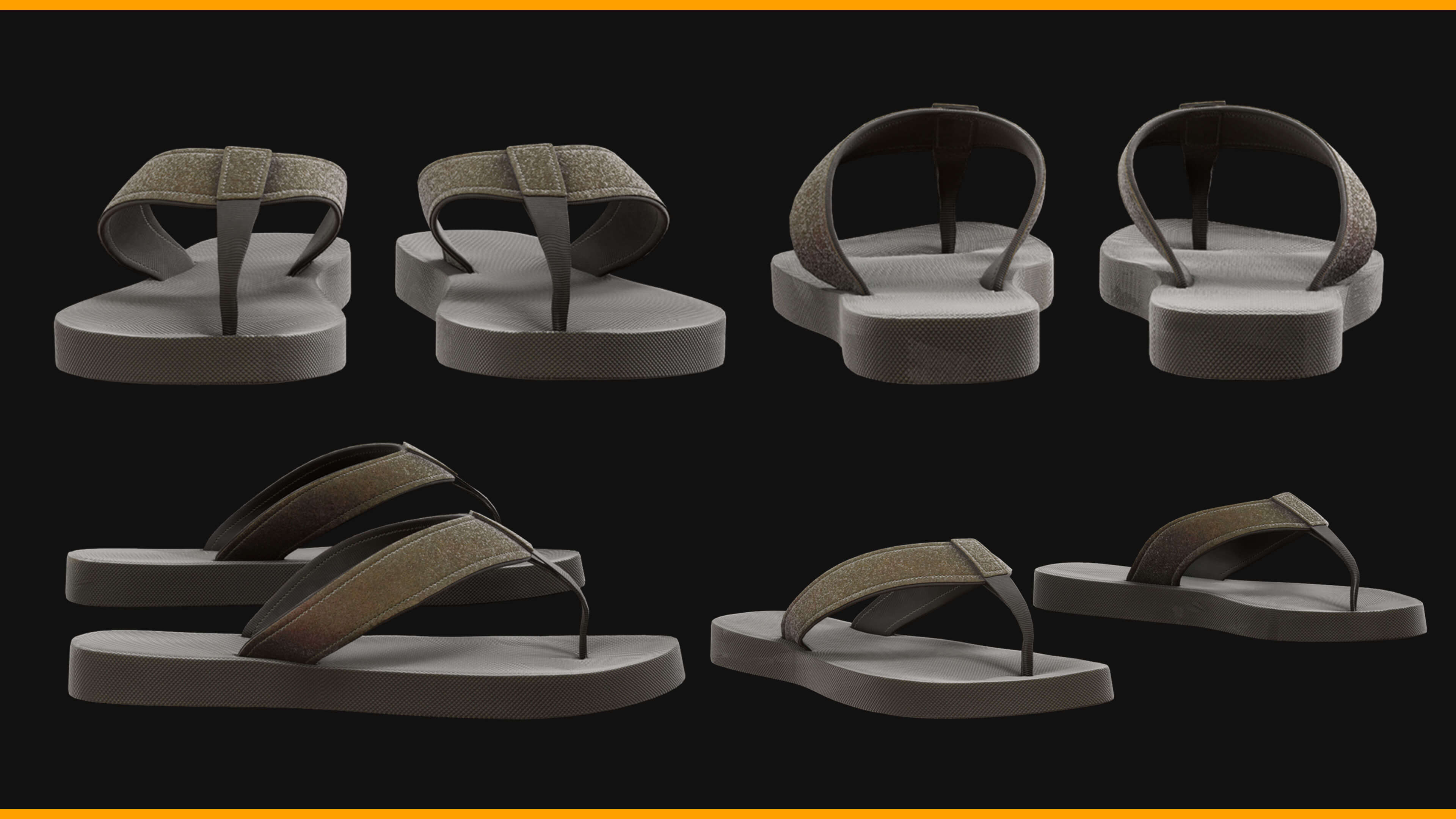 Flip Flop 001 or MetaHuman MhPkg 3D Model