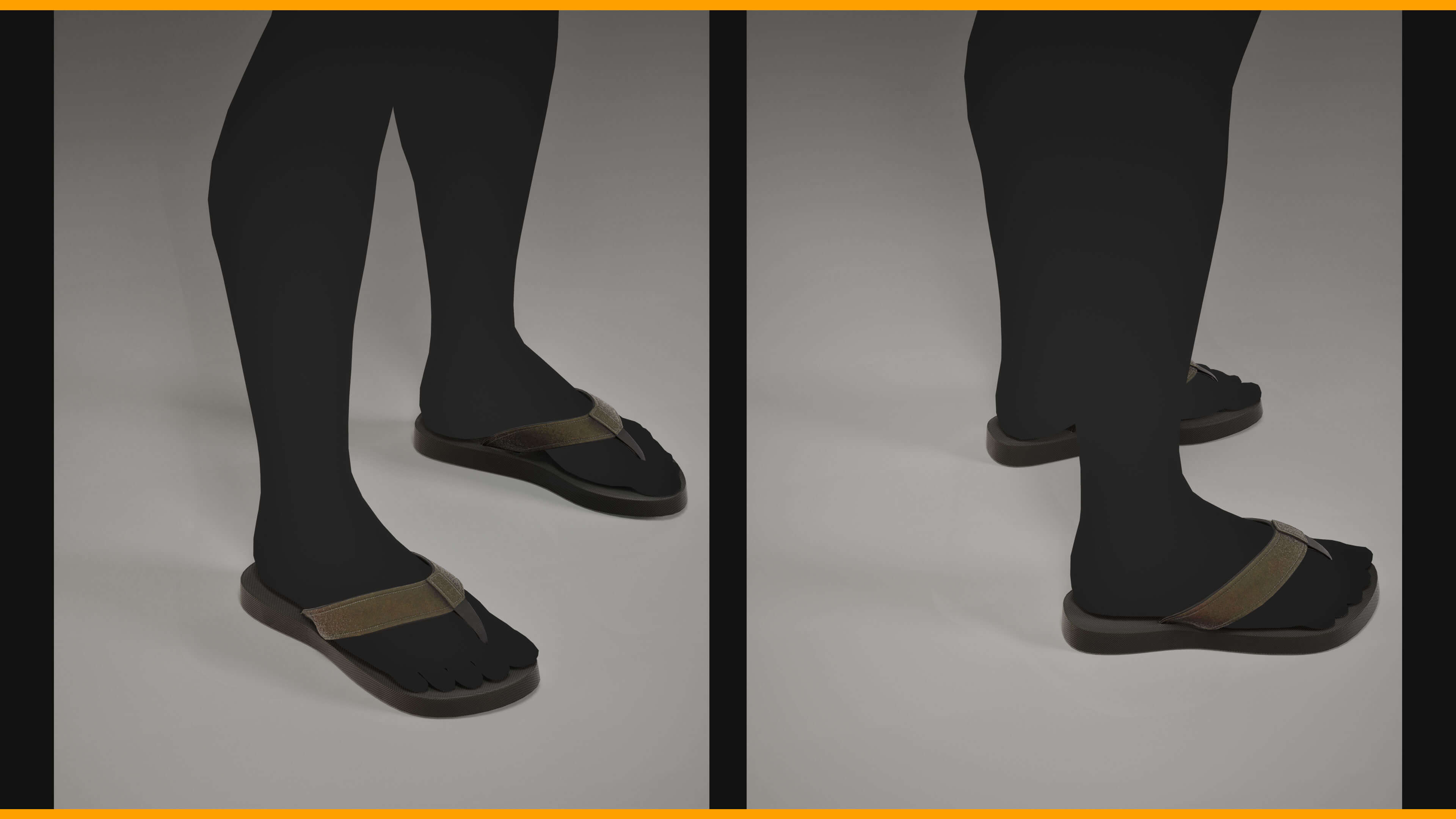 Flip Flop 001 or MetaHuman MhPkg 3D Model