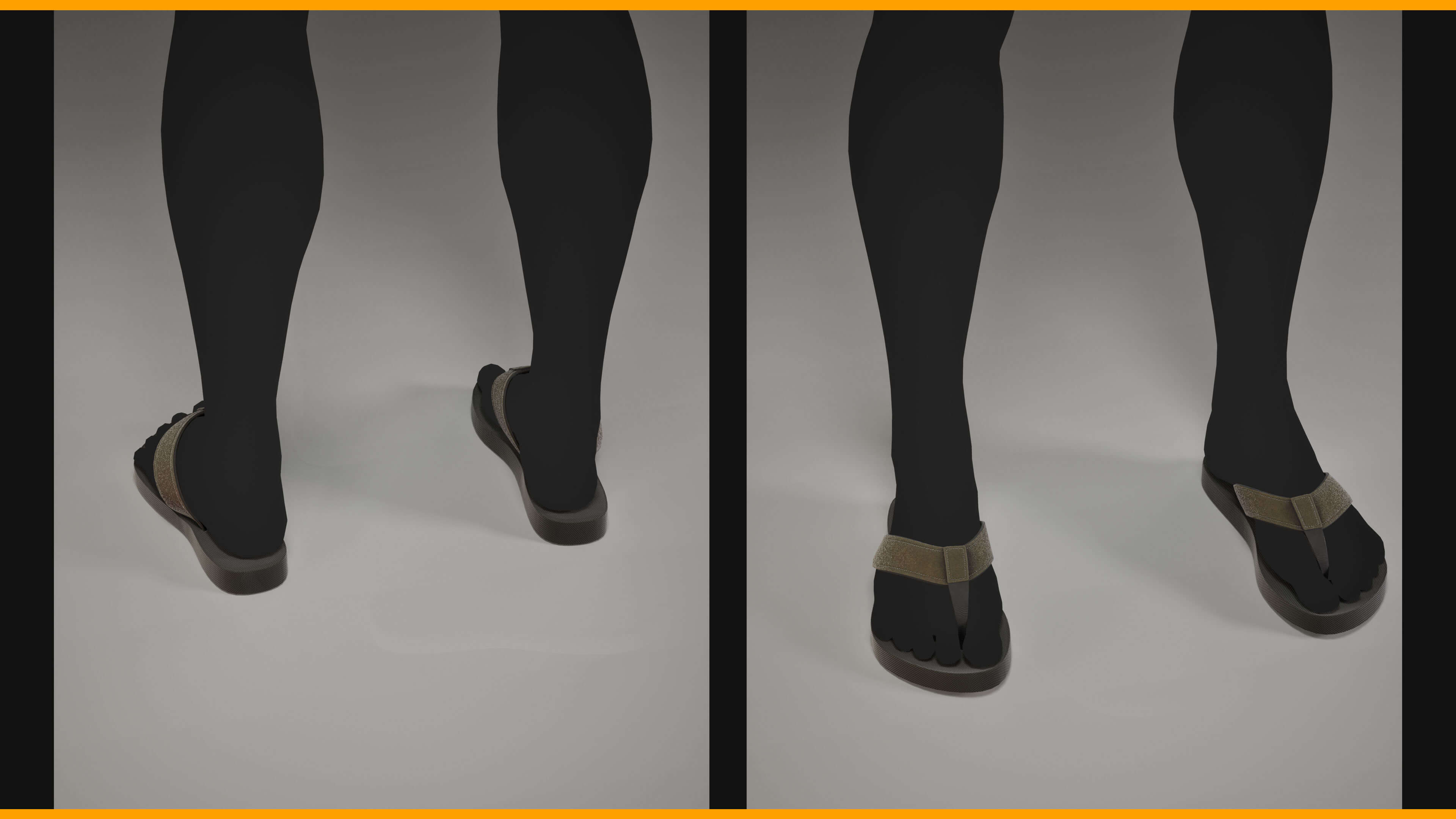 Flip Flop 001 or MetaHuman MhPkg 3D Model